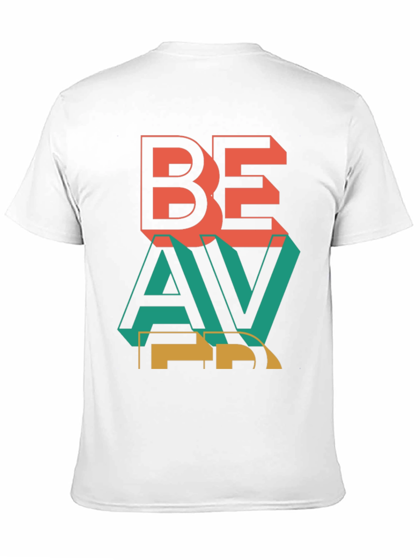 Retro Style Be Brave Graphic Black T-Shirt