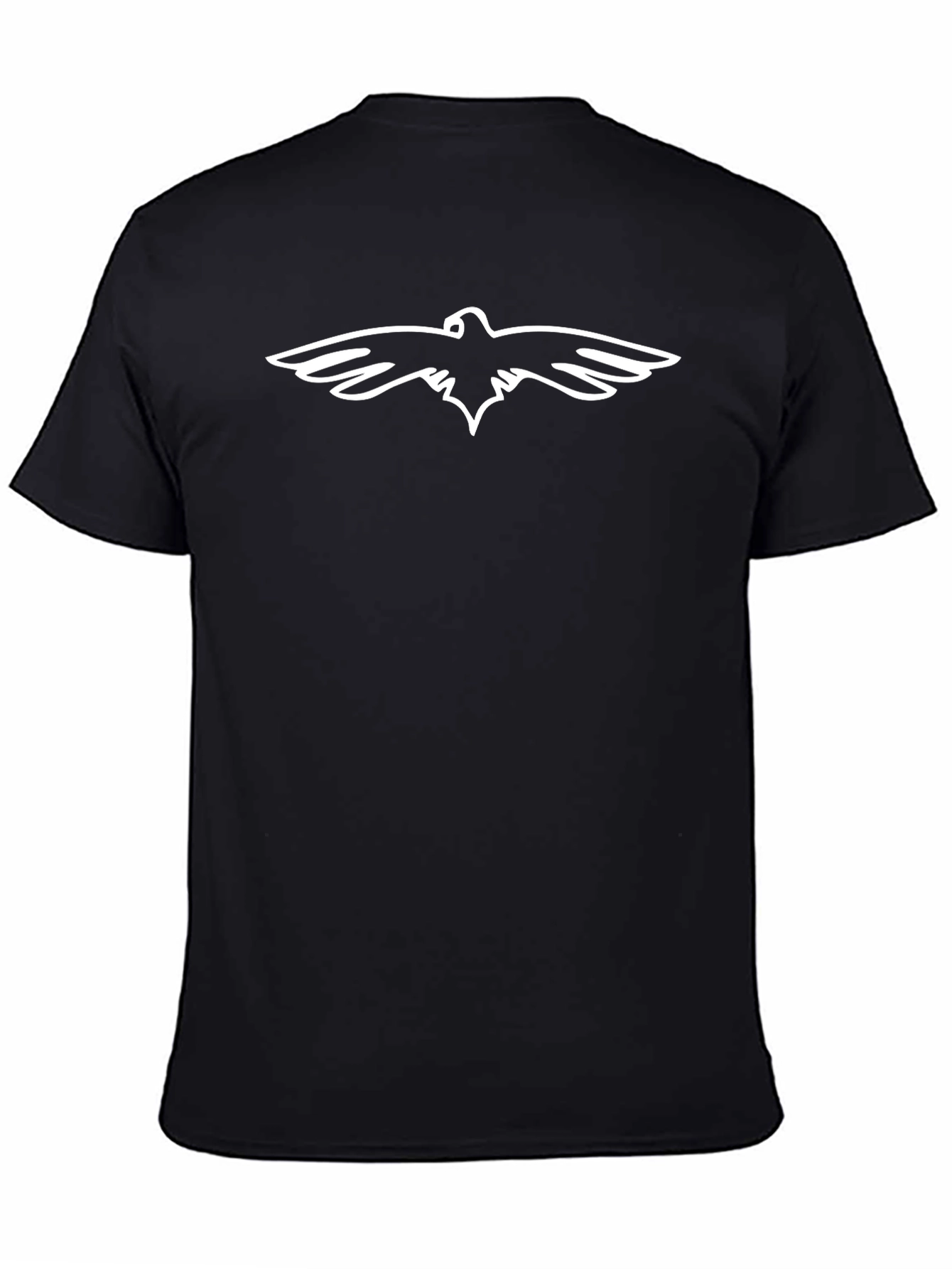Bold Eagle Graphic Tee - Stylish Black Cotton T-Shirt