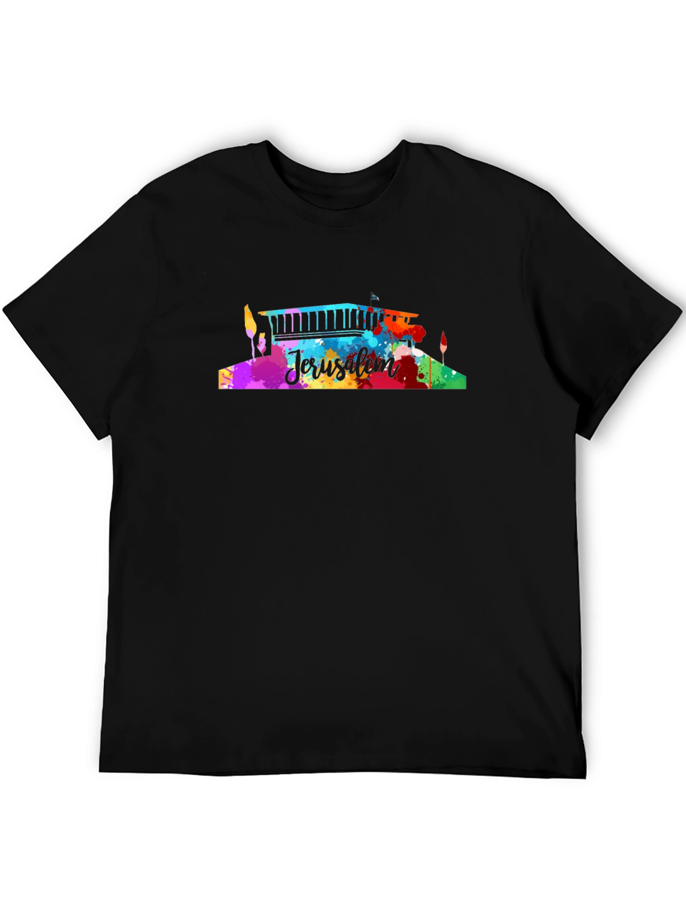 Jerusalem Watercolor Graphic Tee