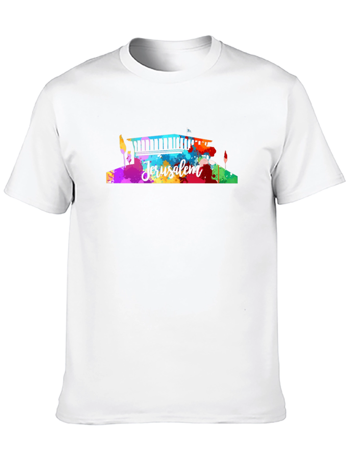 Jerusalem Watercolor Graphic Tee