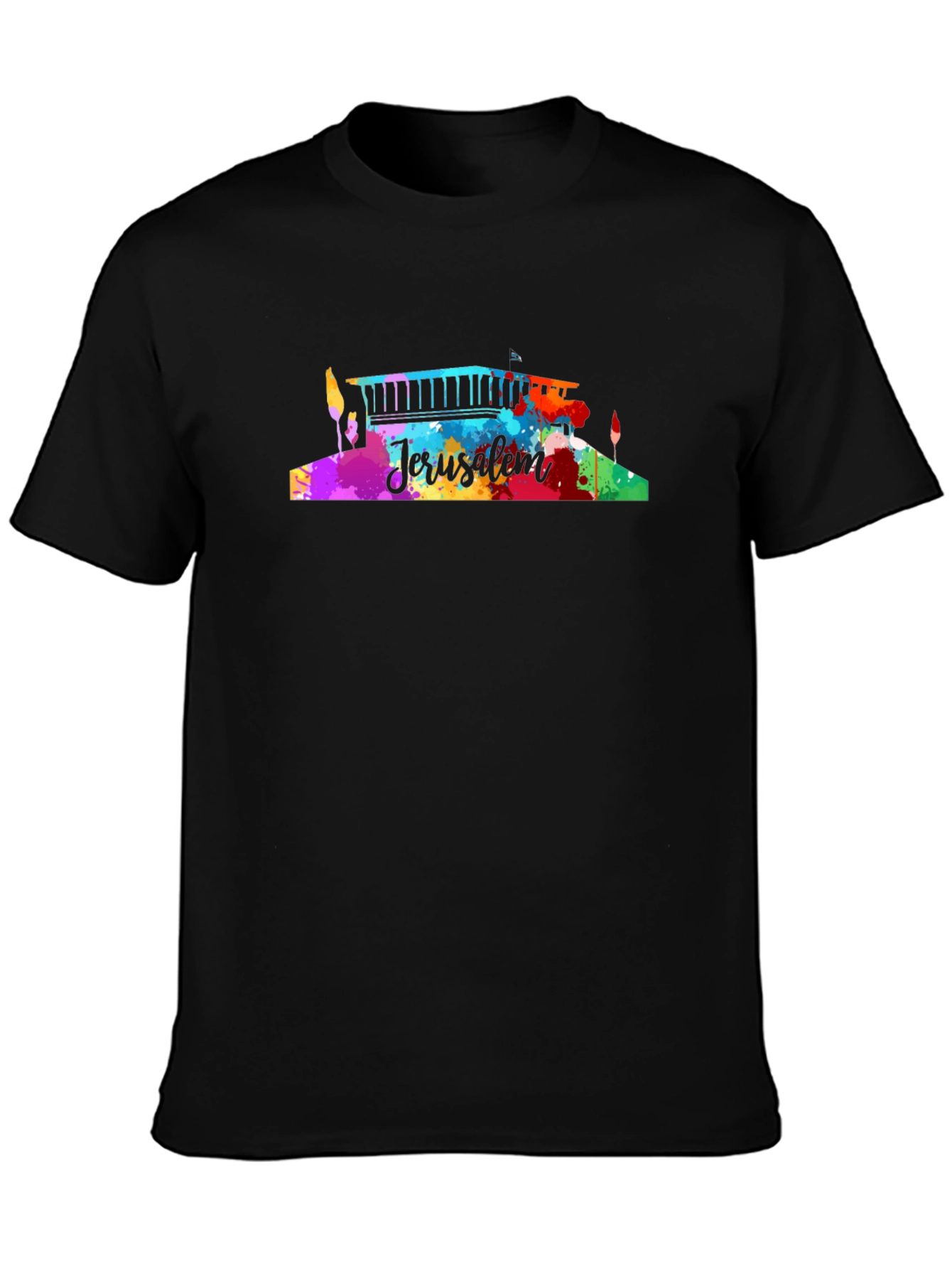 Jerusalem Watercolor Graphic Tee