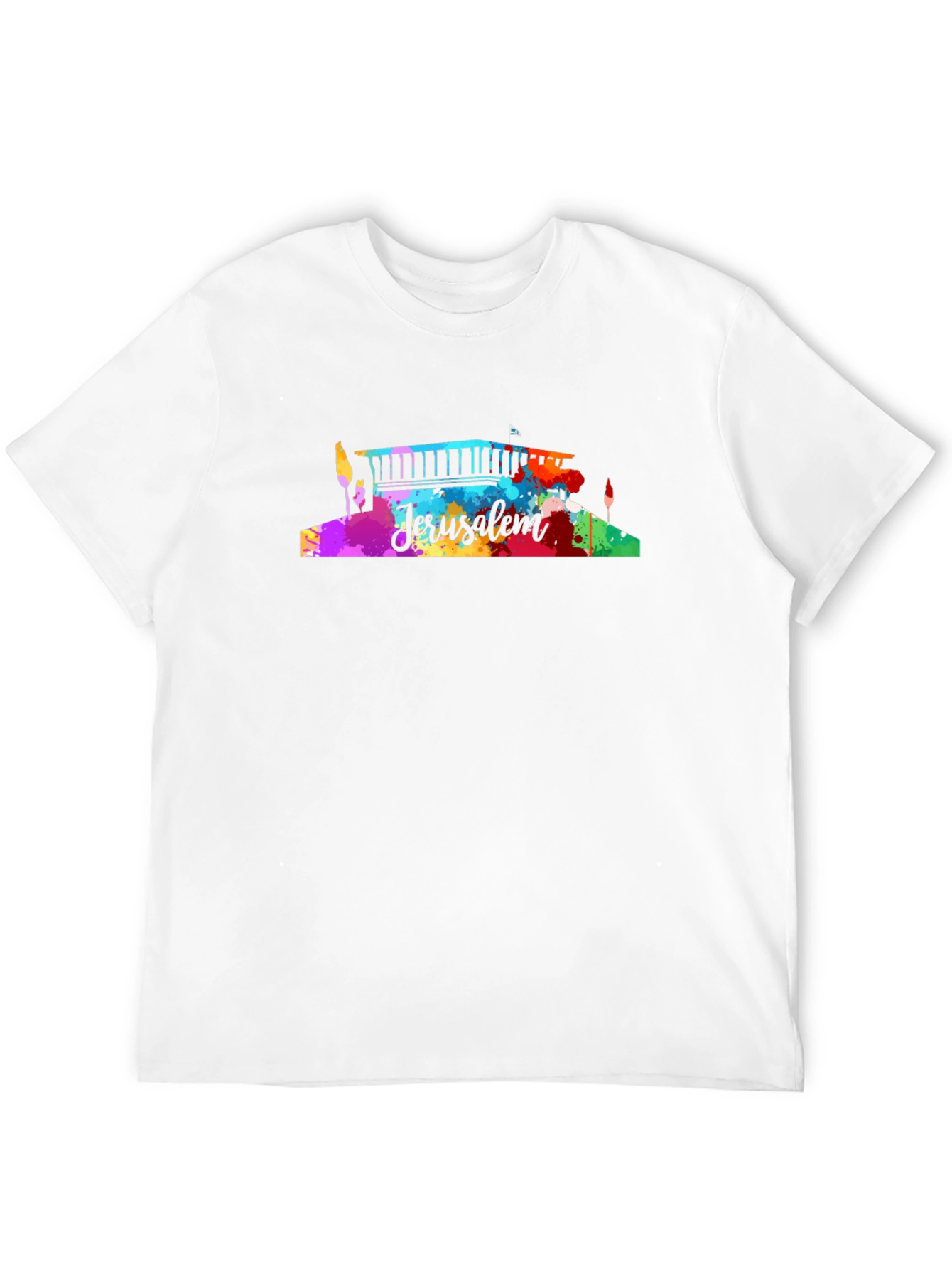 Jerusalem Watercolor Graphic Tee