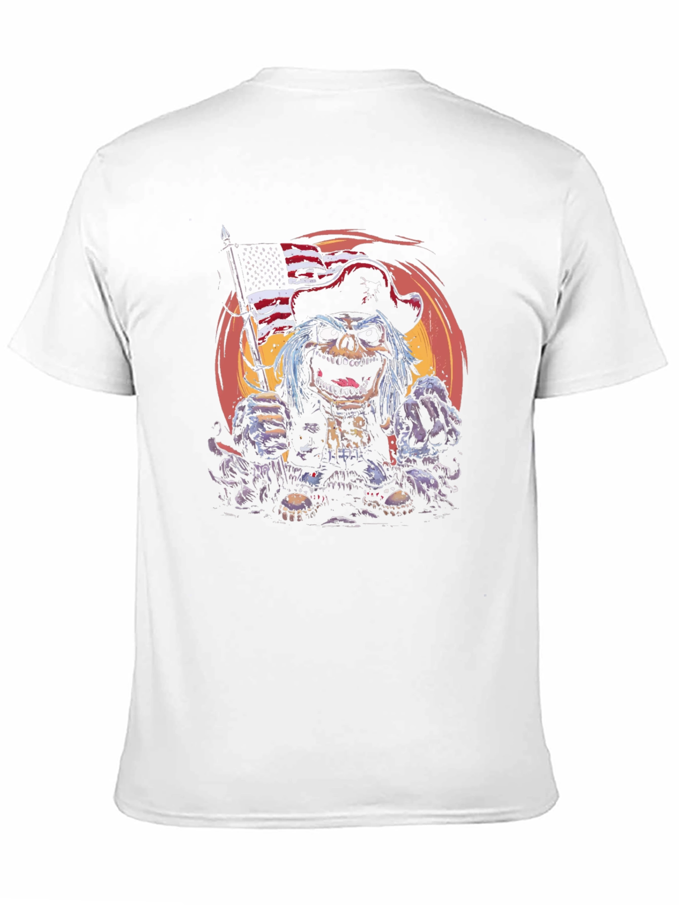 Patriotic Zombie Pirate T-Shirt