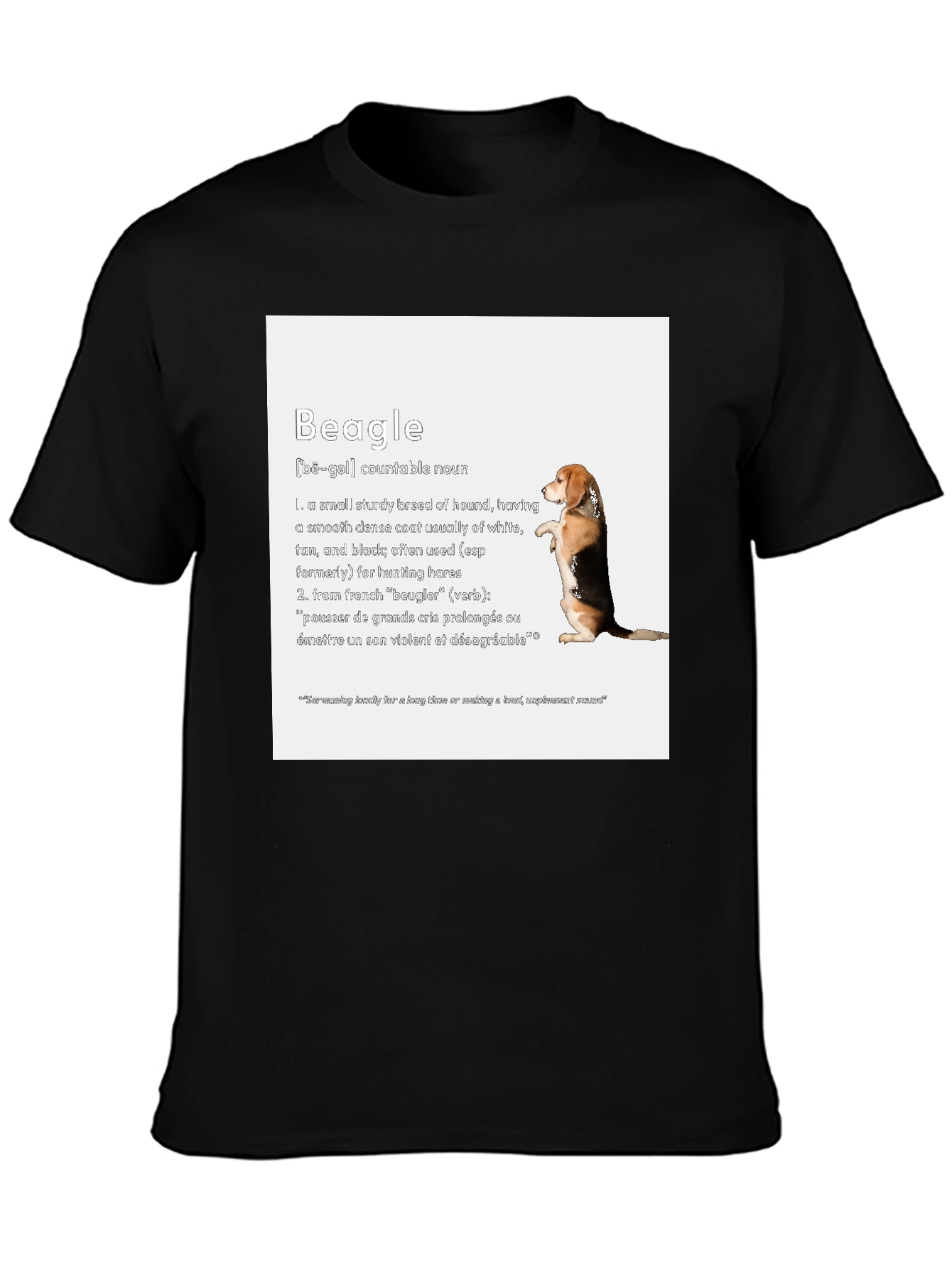 Beagle Definition T-Shirt - Dog Lover Apparel