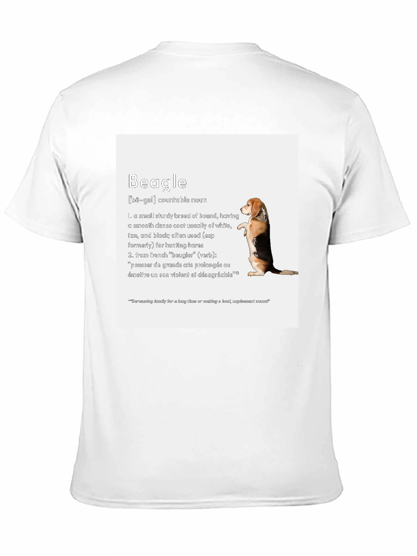 Beagle Definition T-Shirt - Dog Lover Apparel