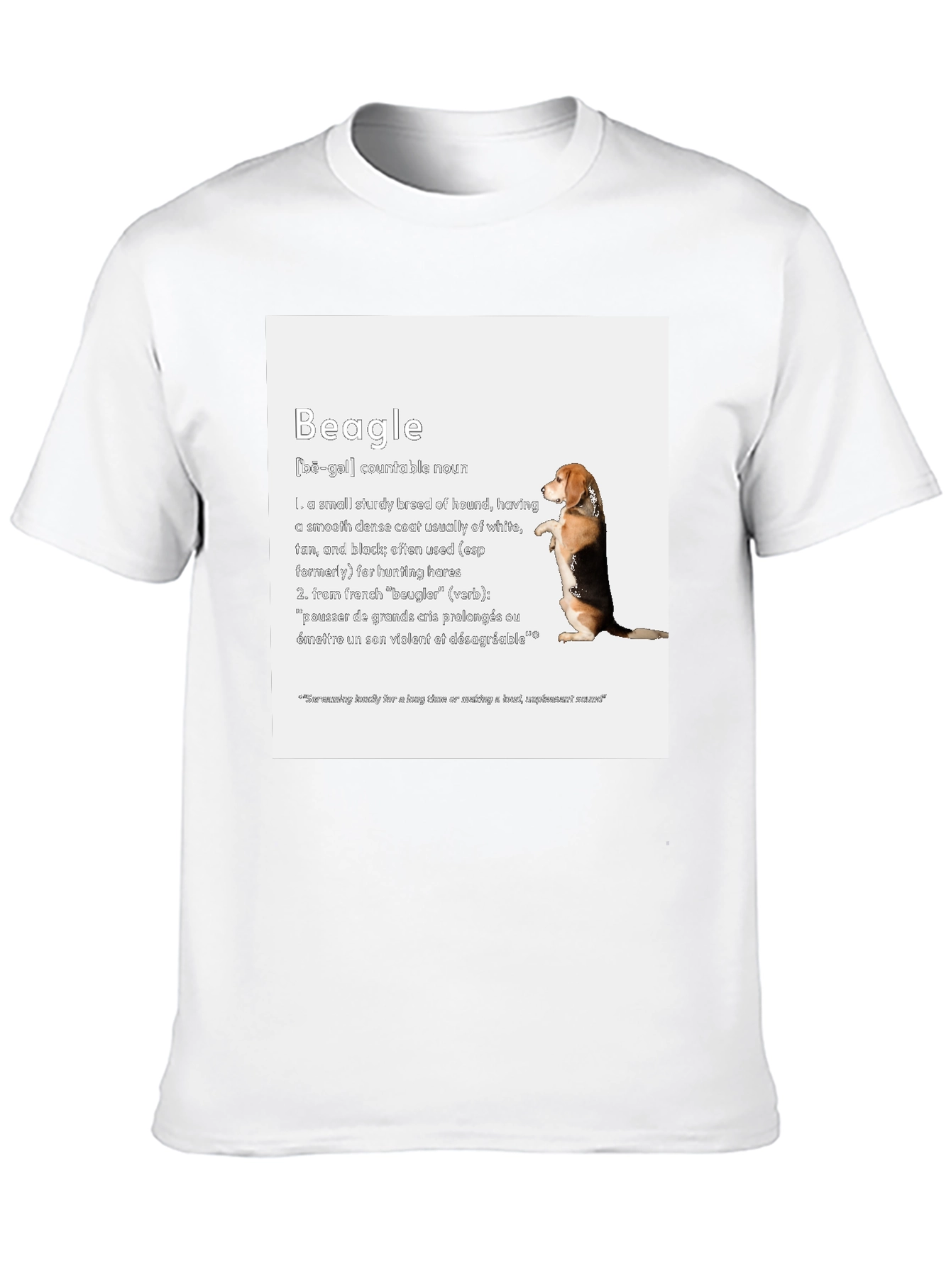 Beagle Definition T-Shirt - Dog Lover Apparel