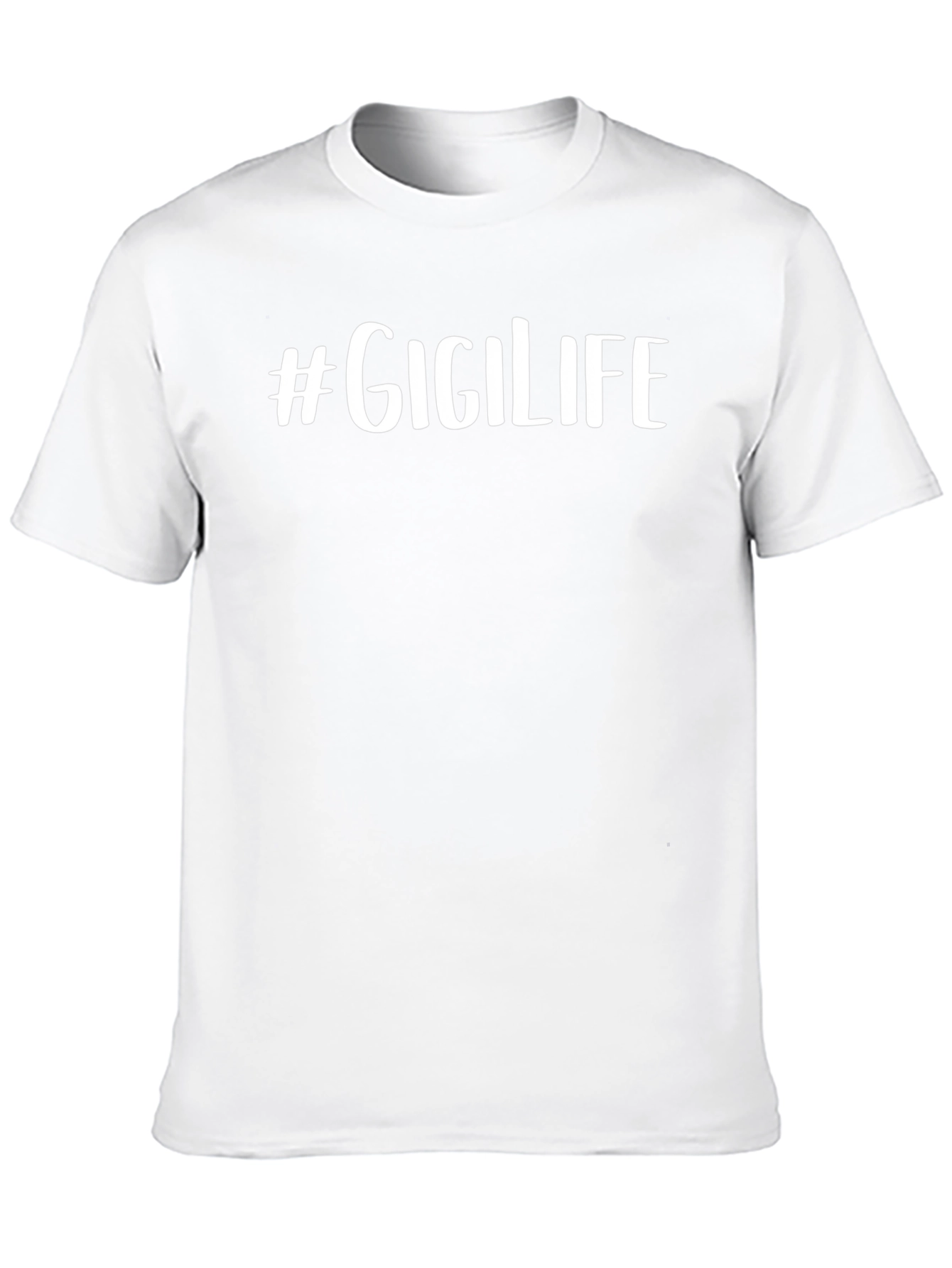 #Gigilife Black Graphic Tee - Comfort Fit