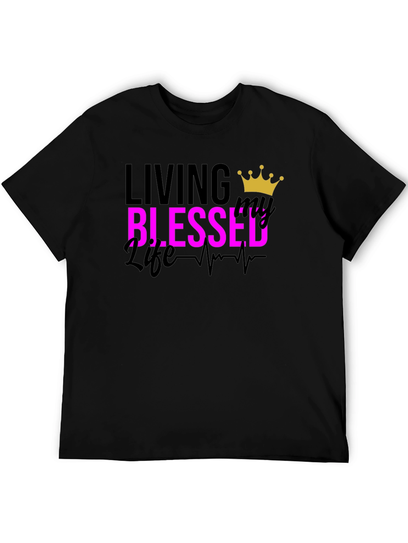 Blessed Life Graphic Tee - Black