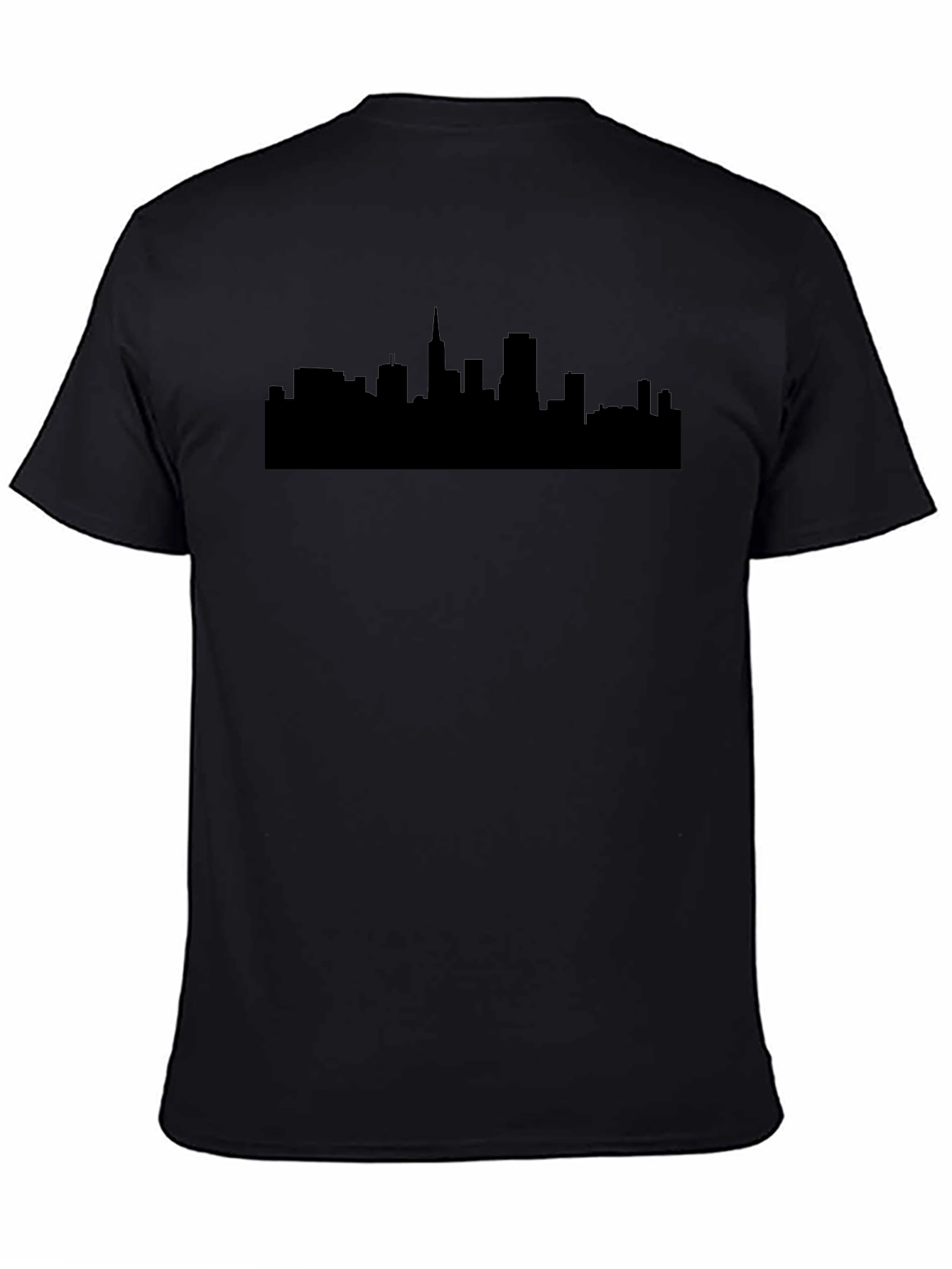 City Skyline Graphic T-Shirt - Classic Crew Neck