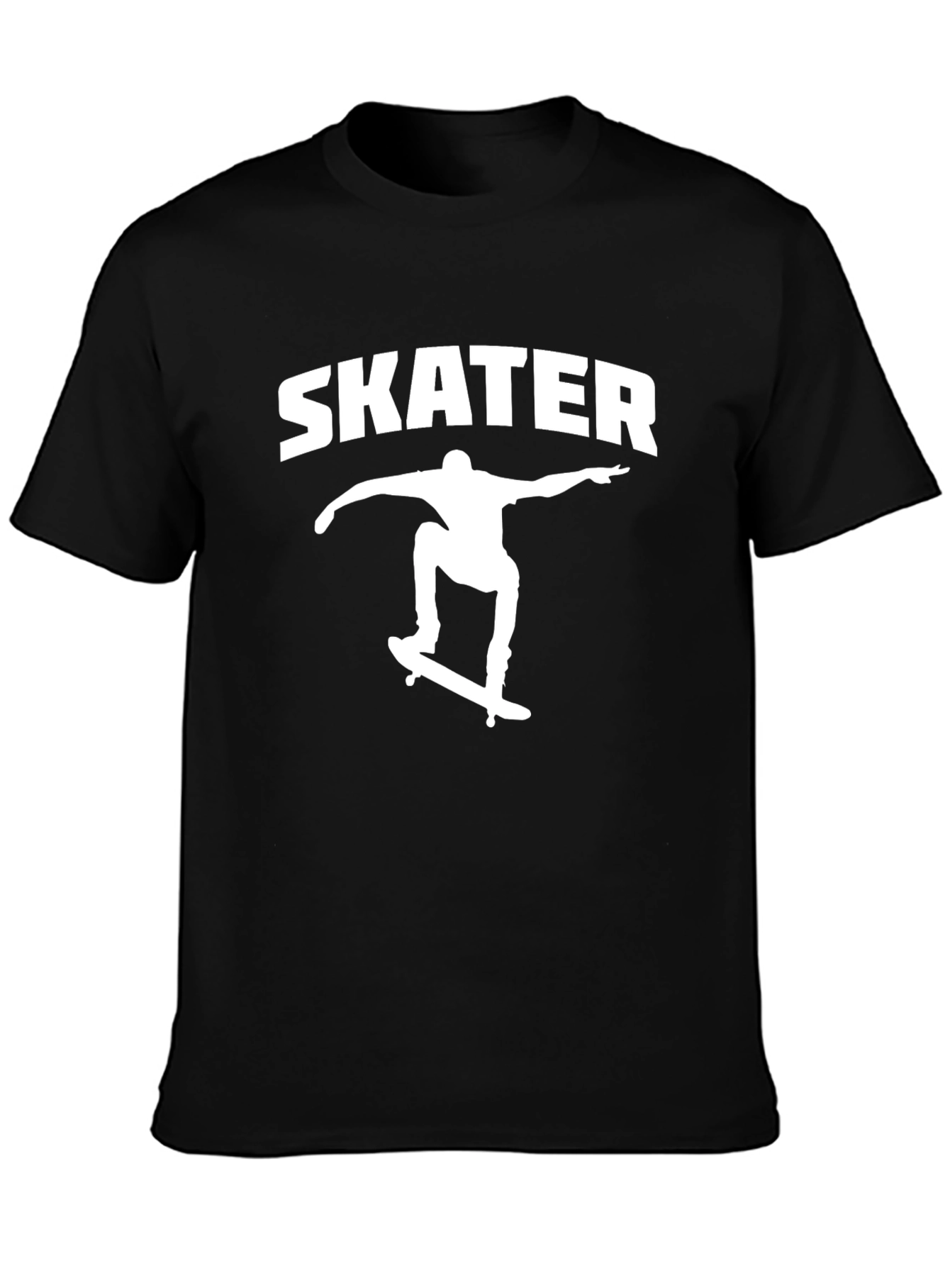 Skater Graphic Tee - Black