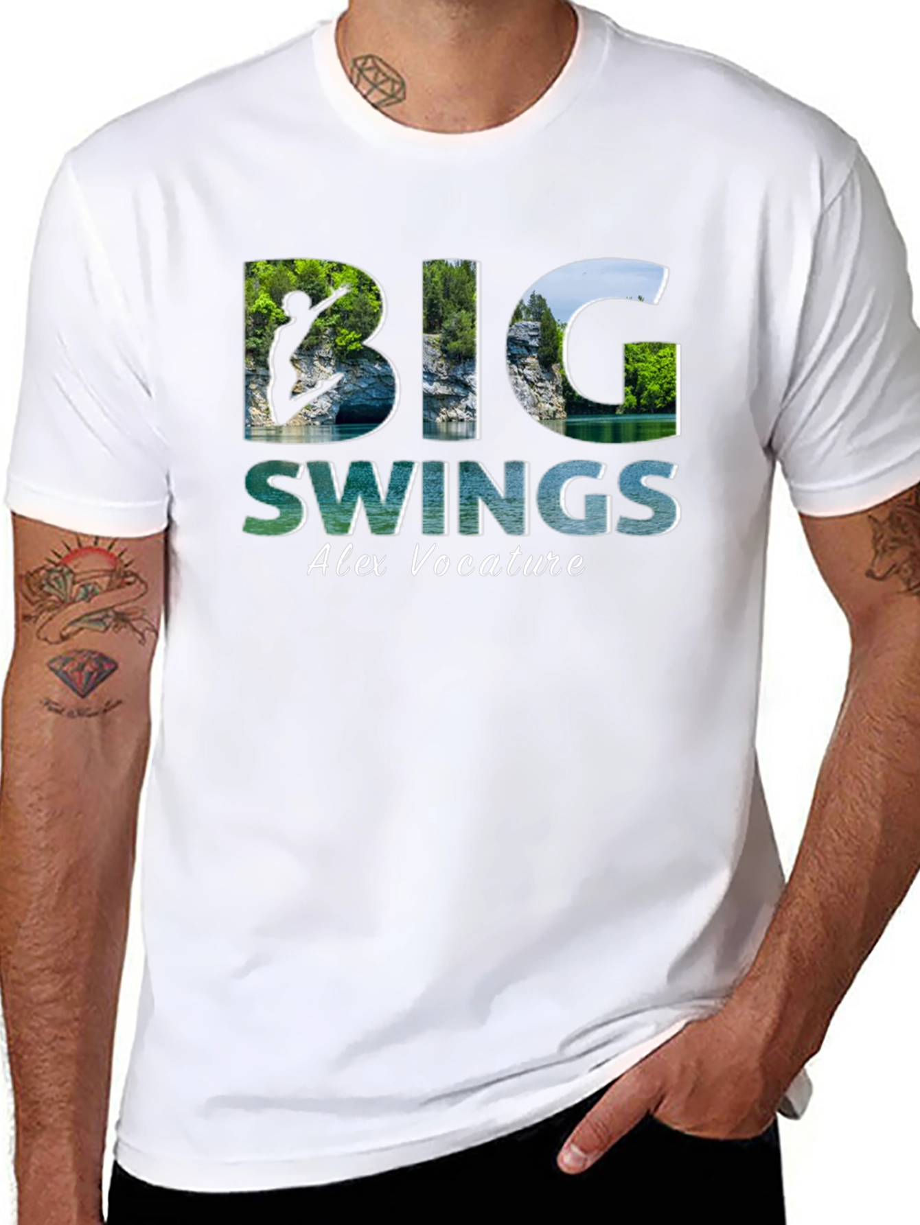 Big Swings Graphic T-Shirt | Alex Vocature