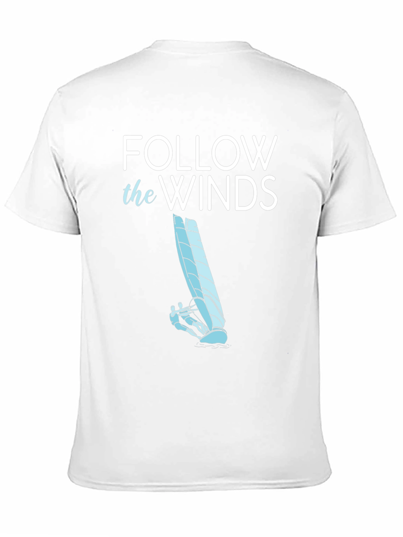 Follow the Winds Tee - Windsurfing Graphic