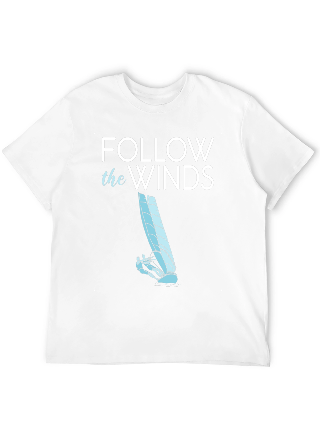Follow the Winds Tee - Windsurfing Graphic