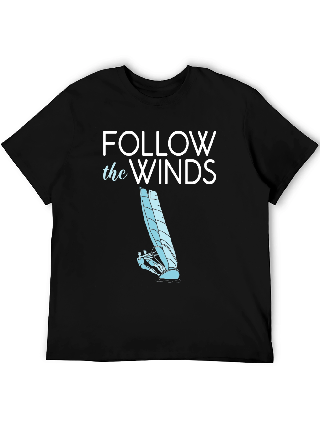 Follow the Winds Tee - Windsurfing Graphic