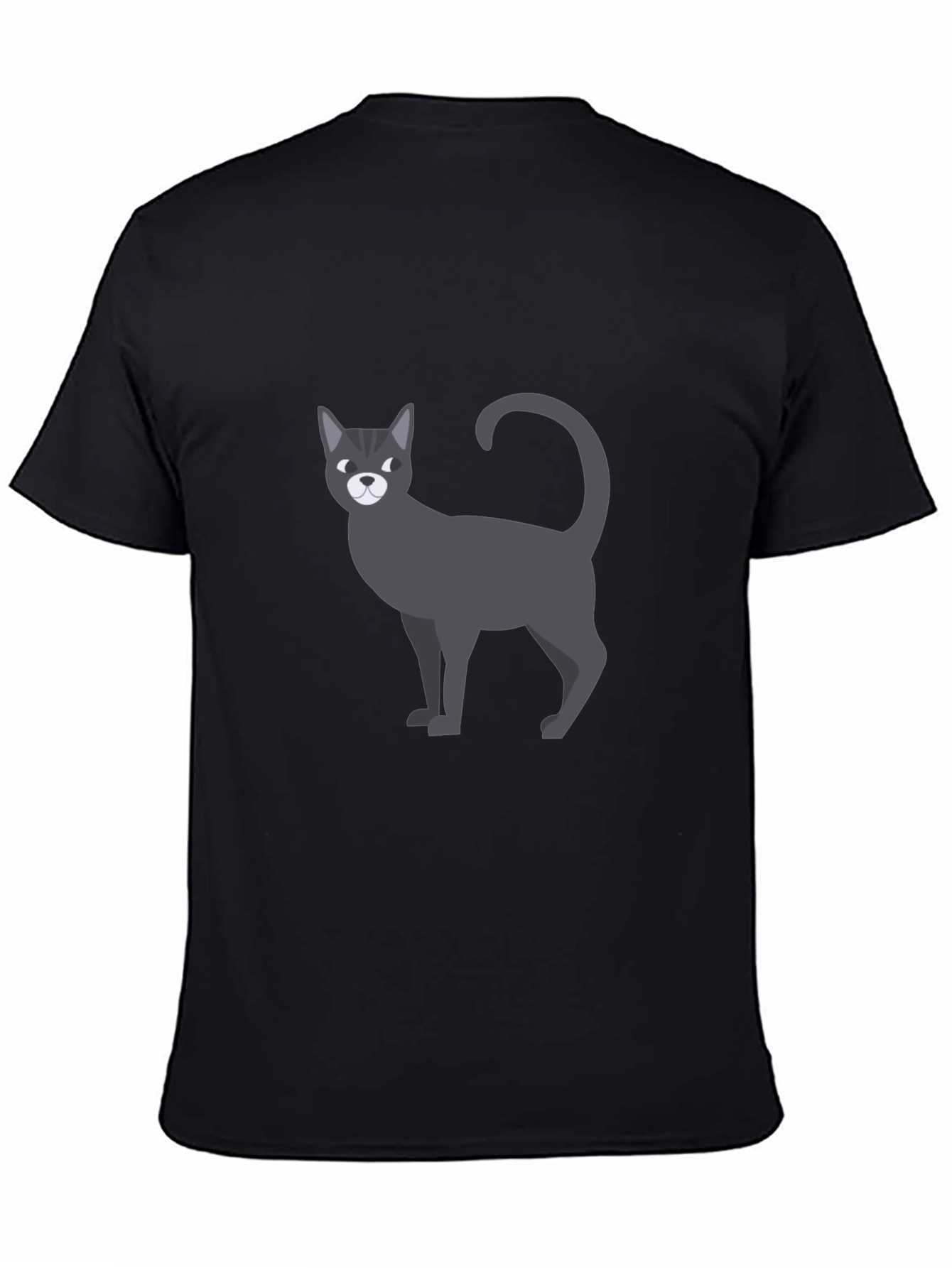 Cool Cat Graphic T-Shirt - Mens Black Tee