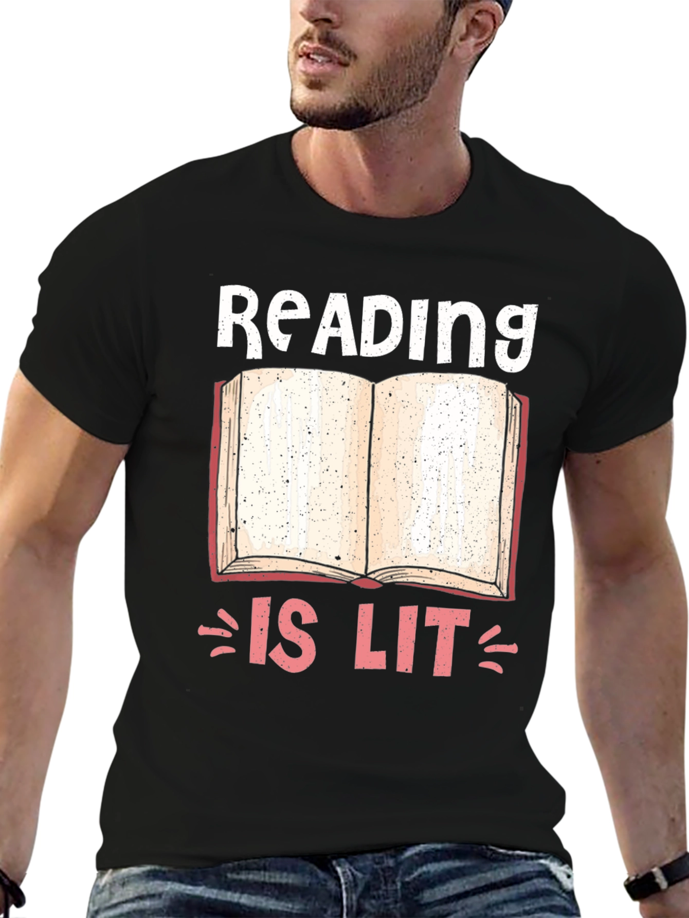 Reading is Lit Graphic Novelty T-Shirt