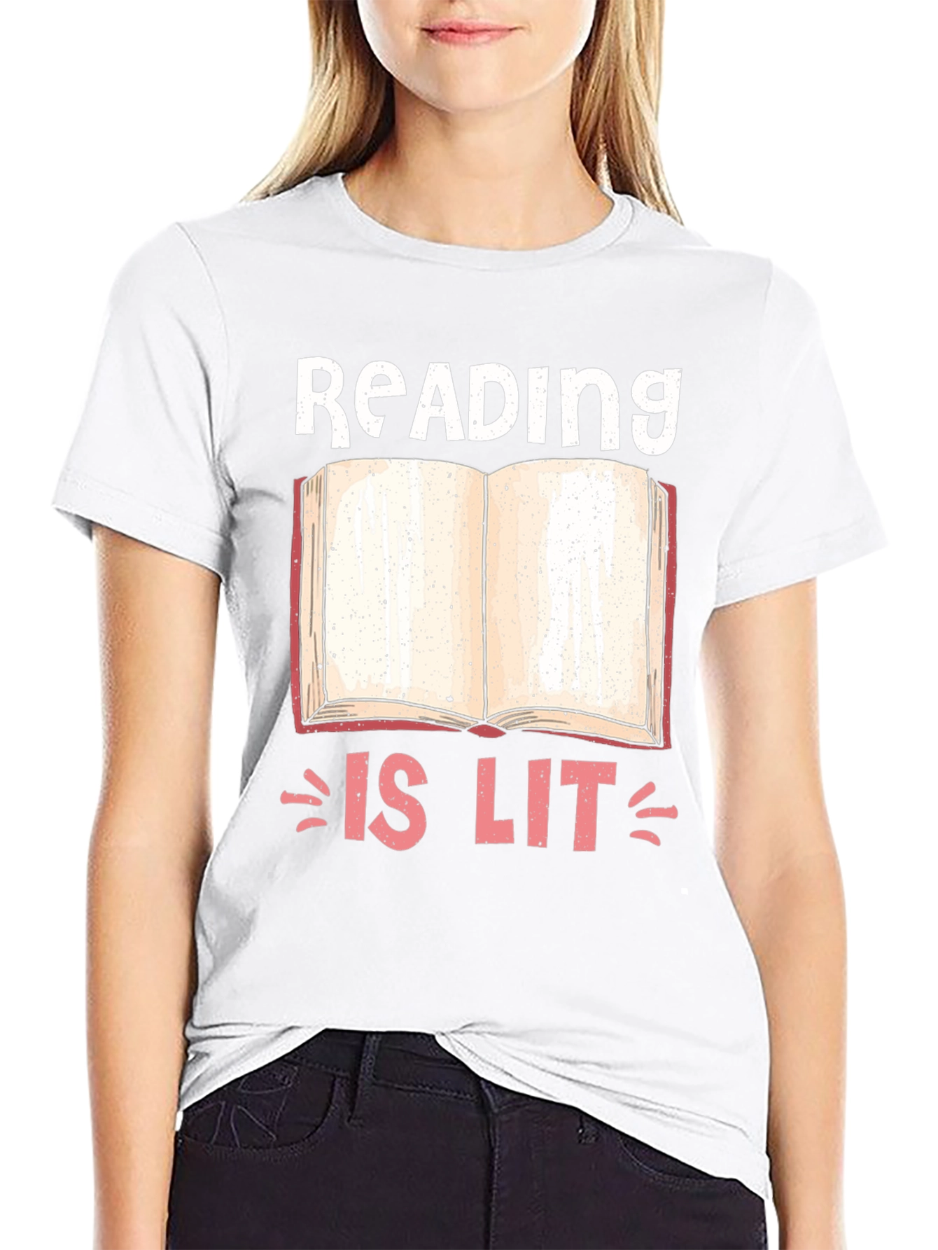 Reading is Lit Graphic Novelty T-Shirt