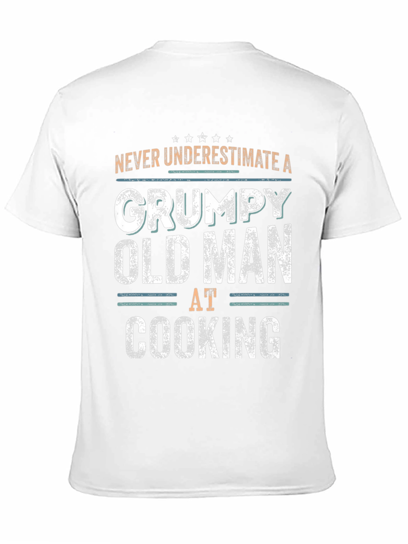 Grumpy Old Man Cooking T-Shirt - Funny Chef Gift