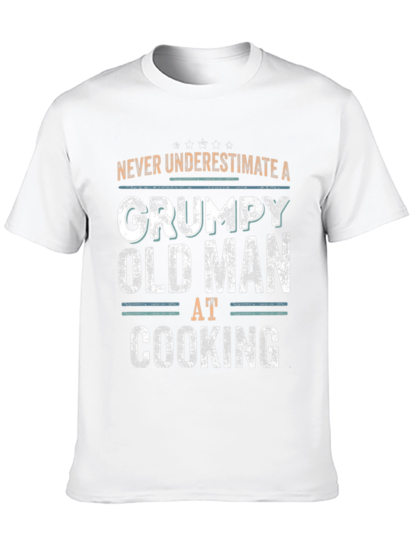 Grumpy Old Man Cooking T-Shirt - Funny Chef Gift