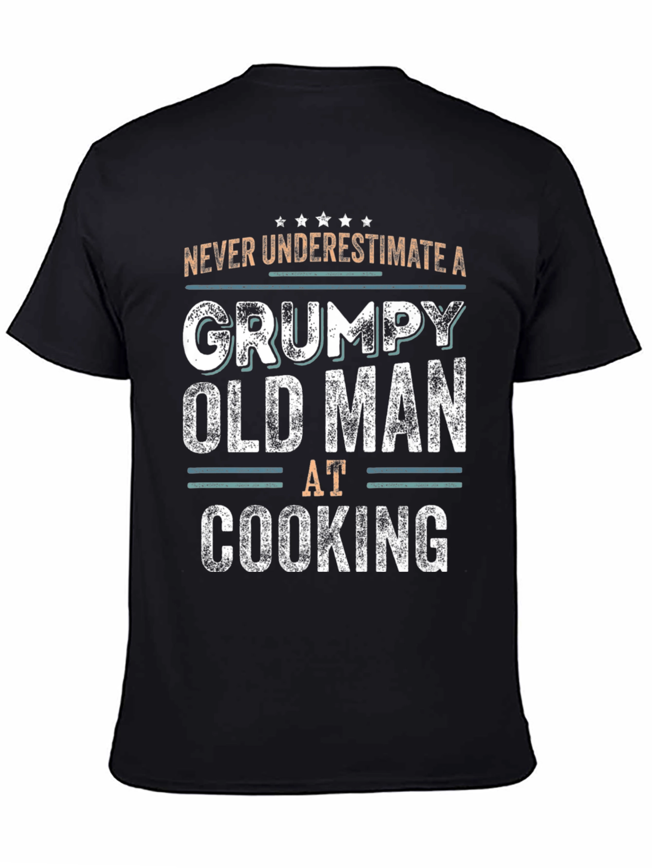 Grumpy Old Man Cooking T-Shirt - Funny Chef Gift