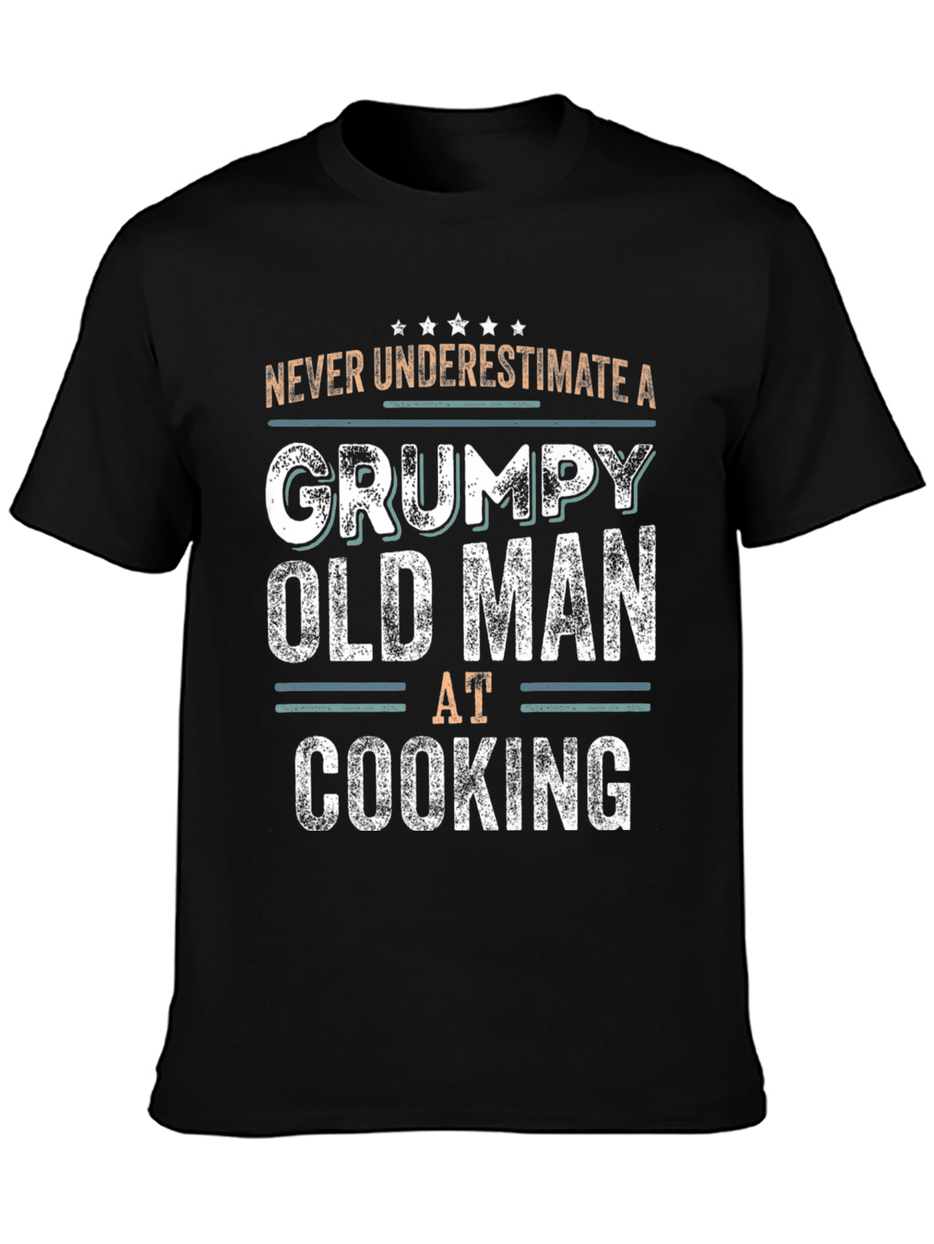 Grumpy Old Man Cooking T-Shirt - Funny Chef Gift