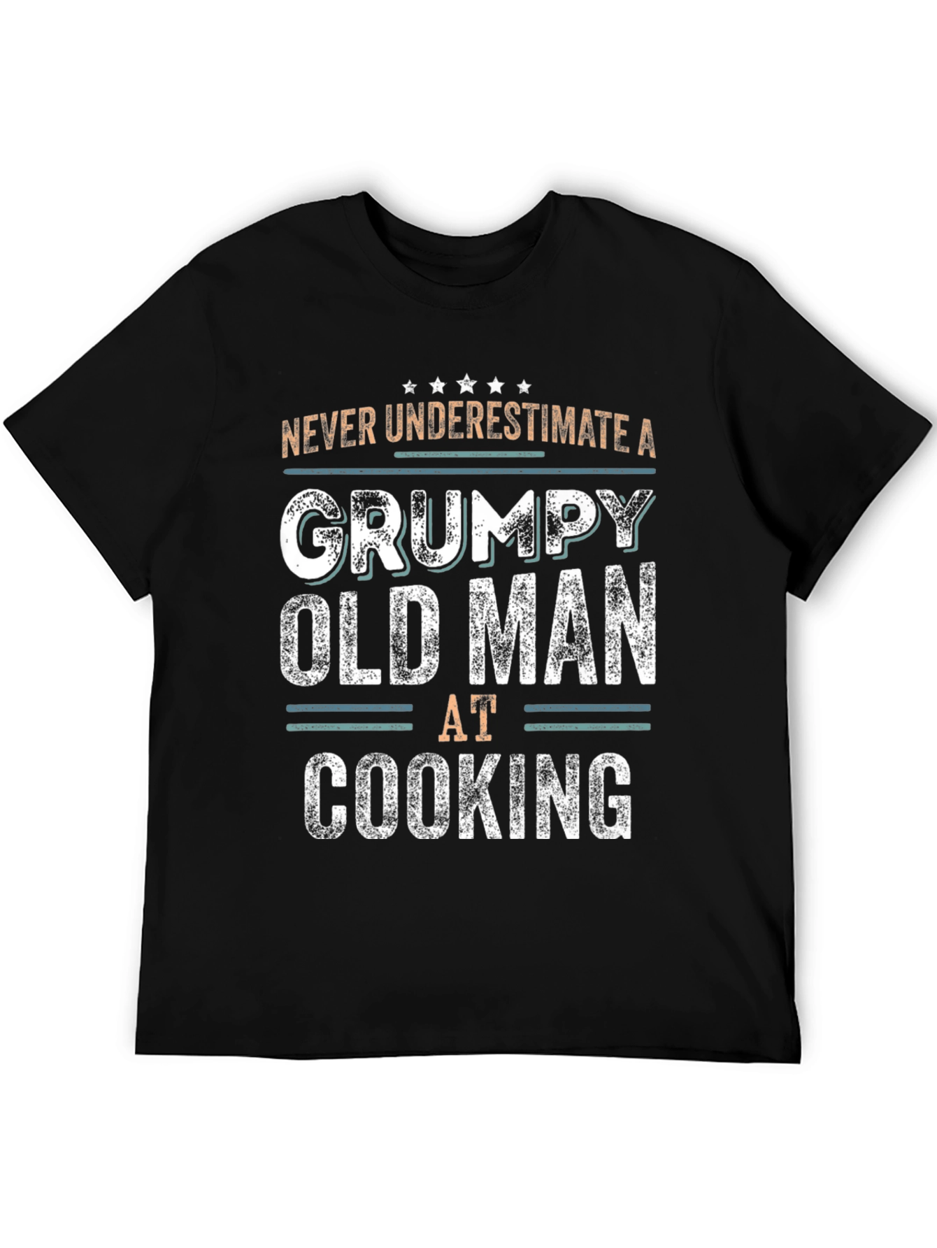 Grumpy Old Man Cooking T-Shirt - Funny Chef Gift