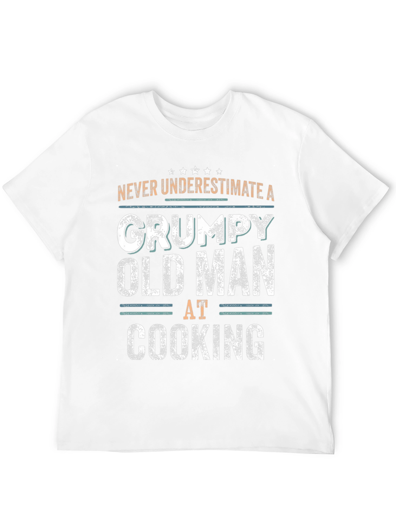 Grumpy Old Man Cooking T-Shirt - Funny Chef Gift
