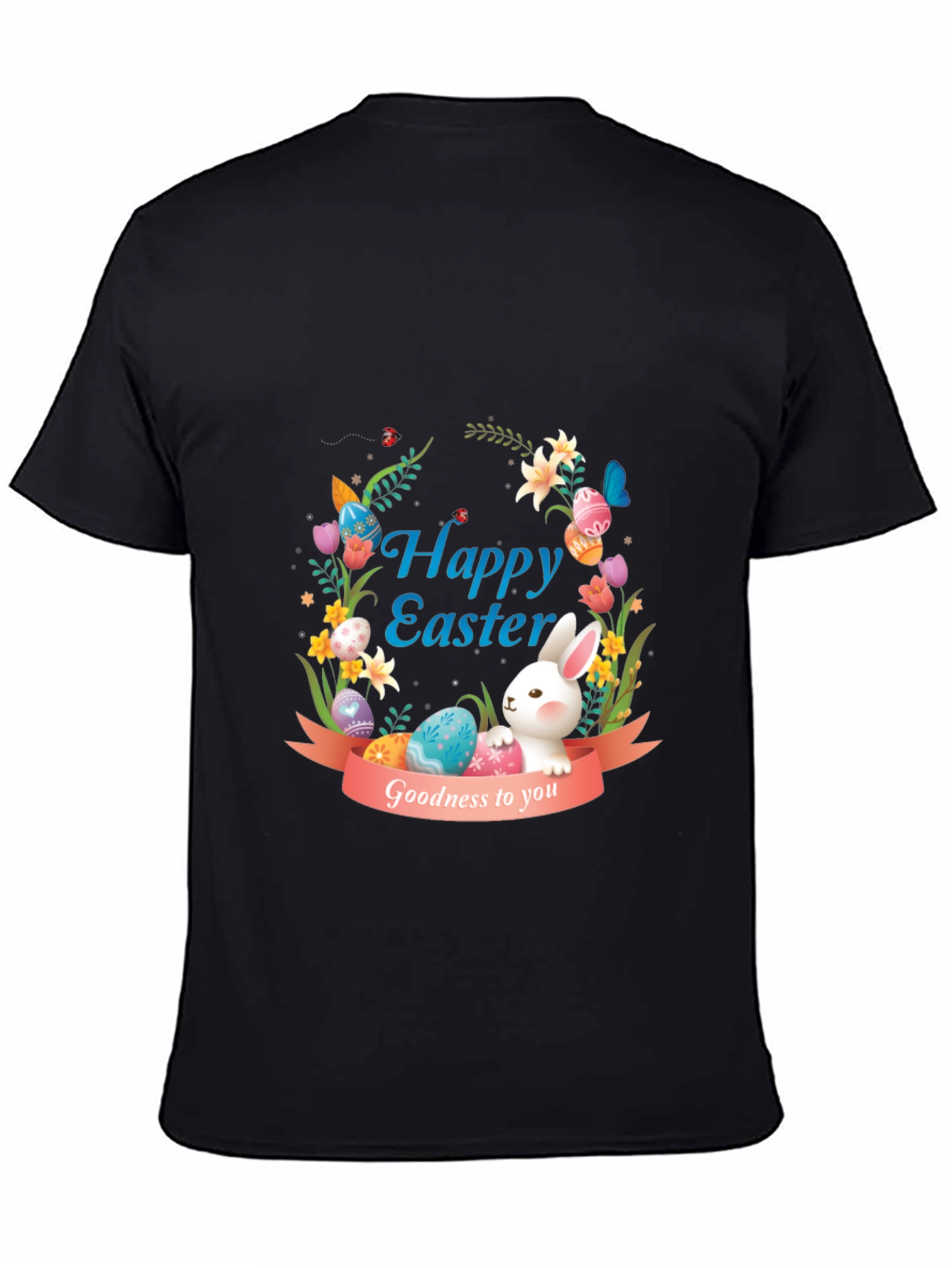 Happy Easter Bunny Graphic Tee - Holiday Apparel