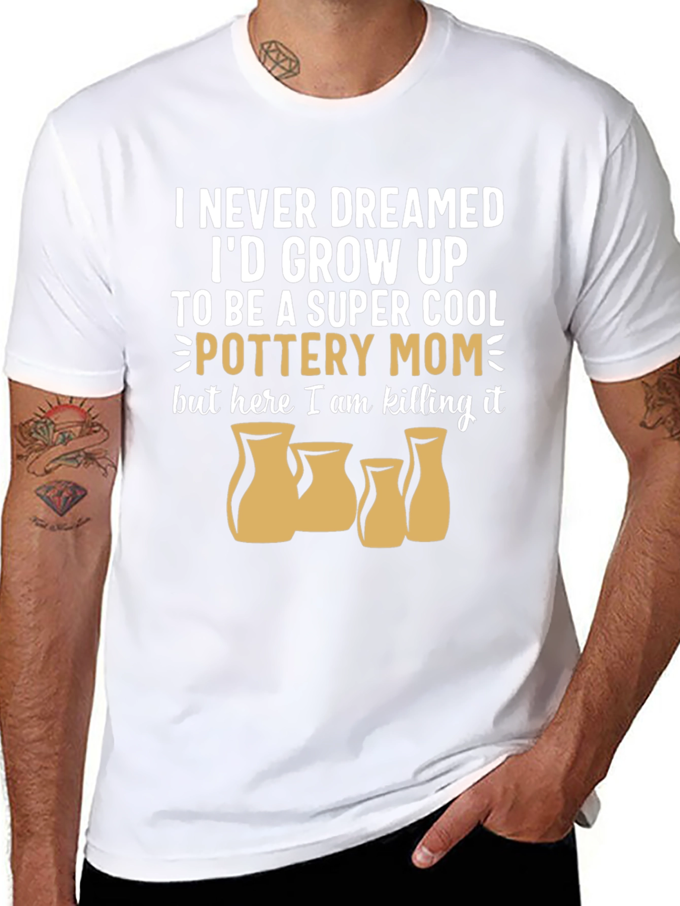 Cool Pottery Mom T-Shirt - Novelty Graphic Tee