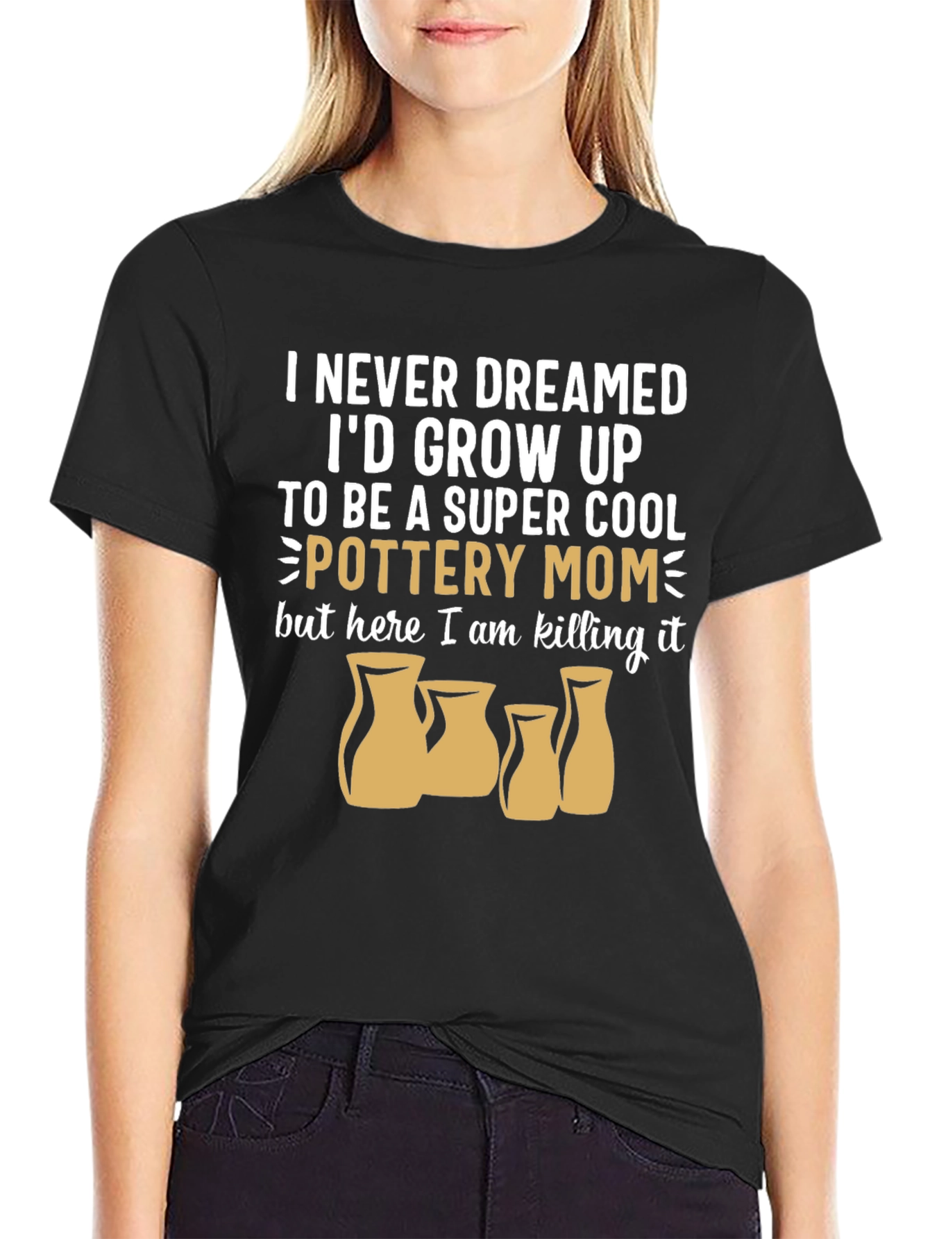Cool Pottery Mom T-Shirt - Novelty Graphic Tee