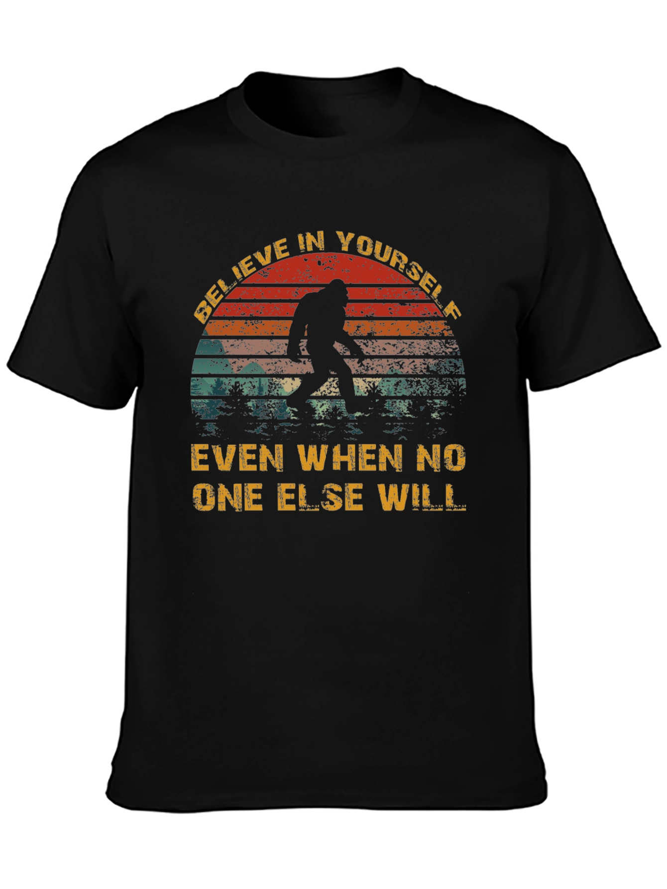 Believe Bigfoot T-Shirt - Funny Cryptozoology Tee