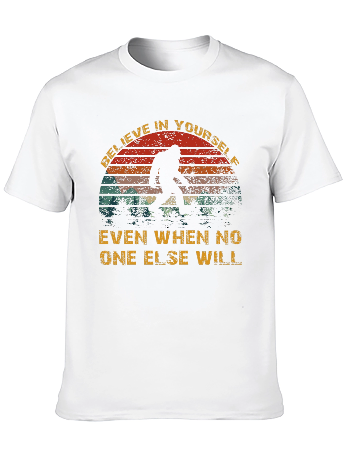 Believe Bigfoot T-Shirt - Funny Cryptozoology Tee