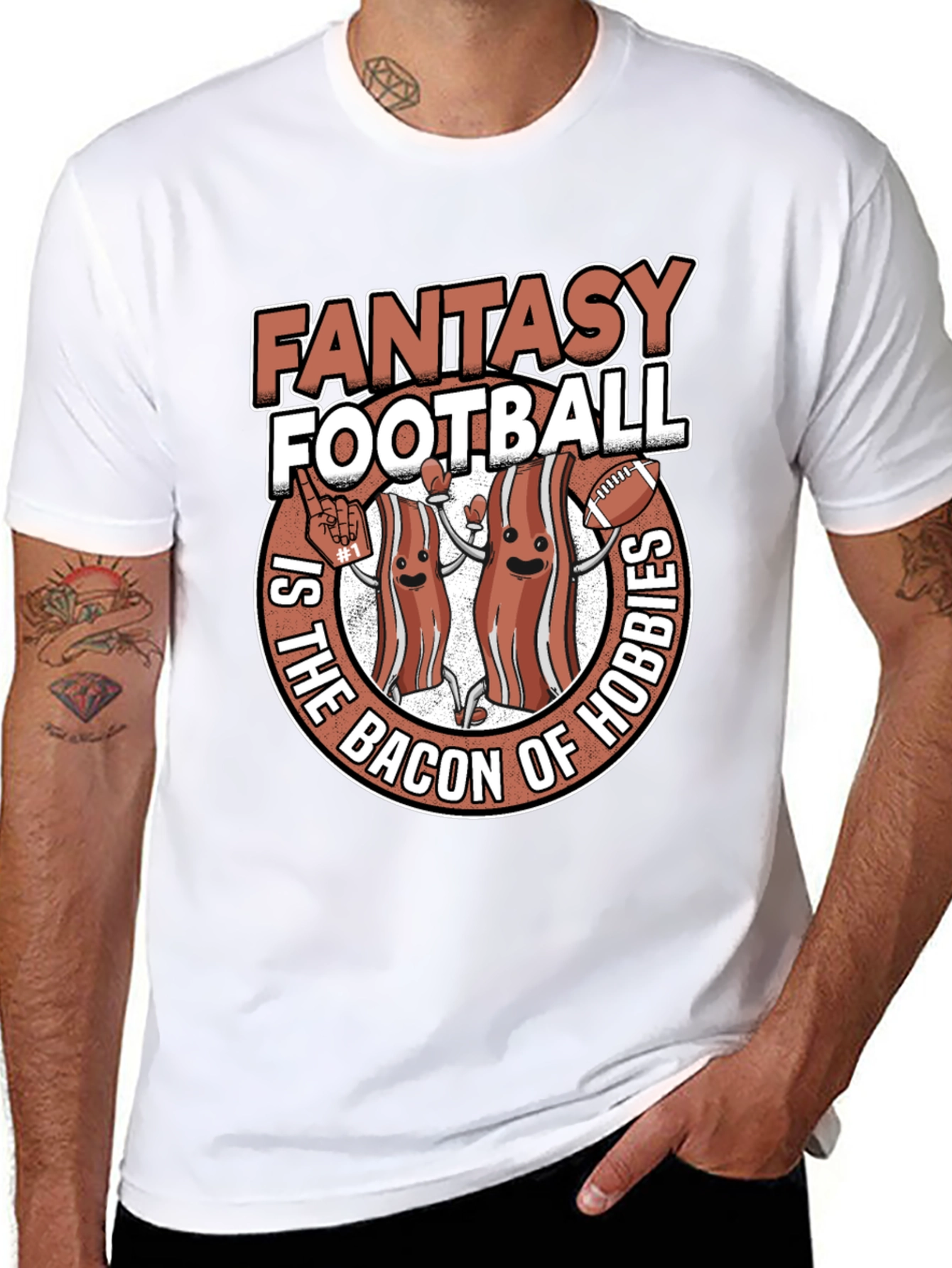 Fantasy Football Bacon T-Shirt