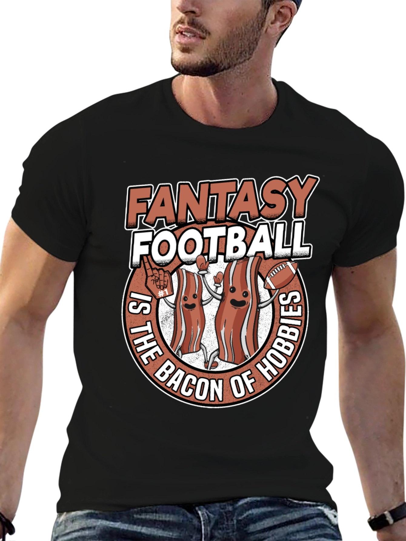 Fantasy Football Bacon T-Shirt