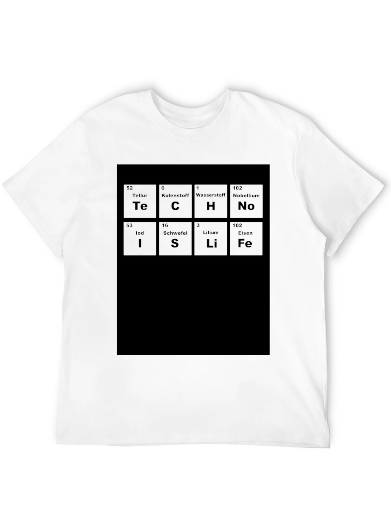Tech is Life Periodic Table T-Shirt