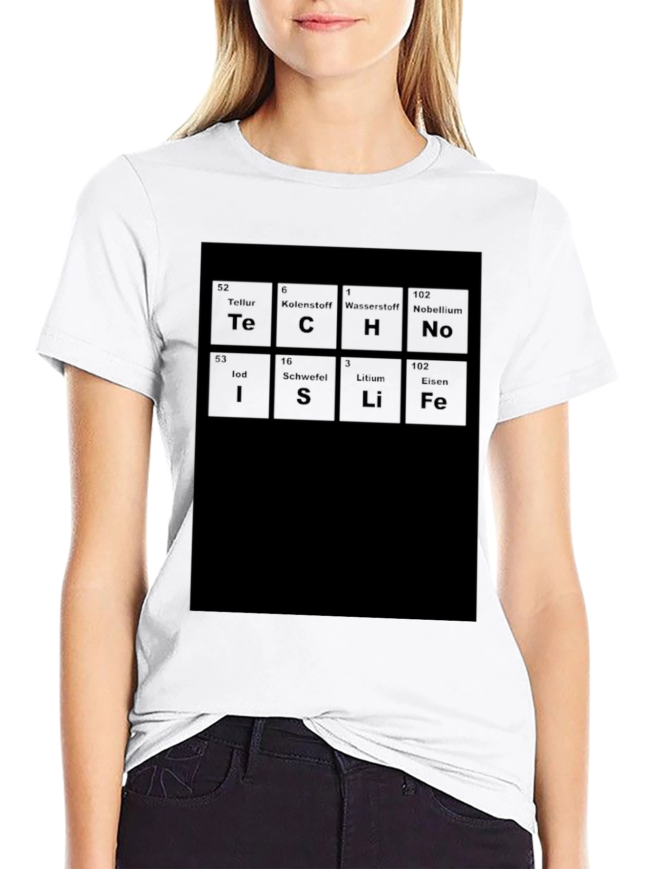 Tech is Life Periodic Table T-Shirt