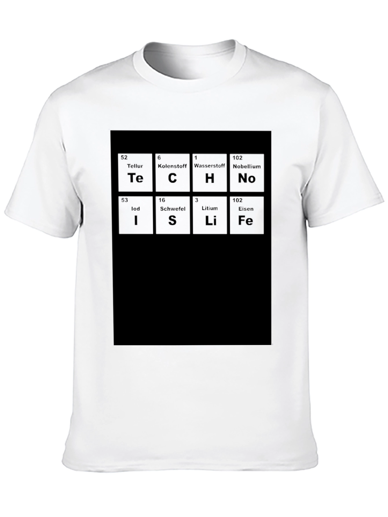 Tech is Life Periodic Table T-Shirt