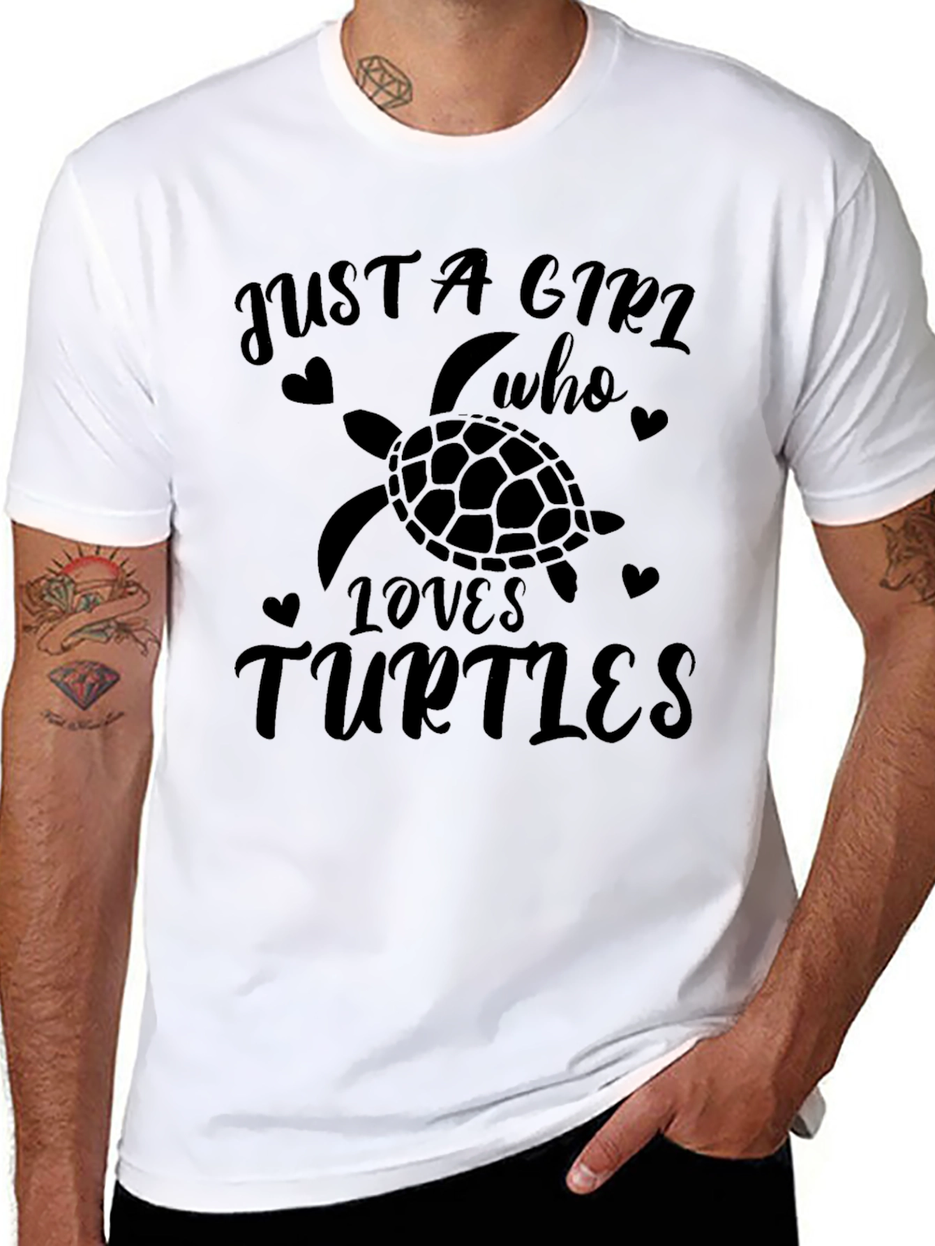Just A Girl Who Loves Turtles T-Shirt