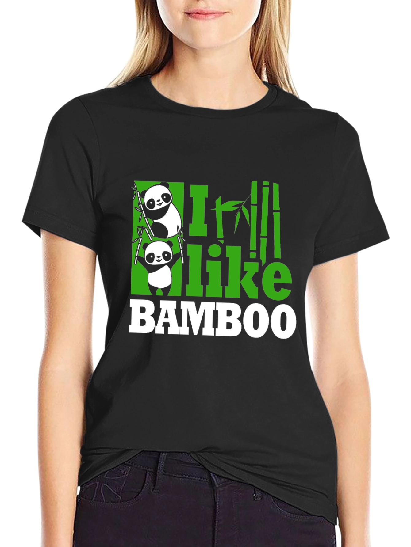 Panda Bamboo Graphic Tee - Fun & Stylish