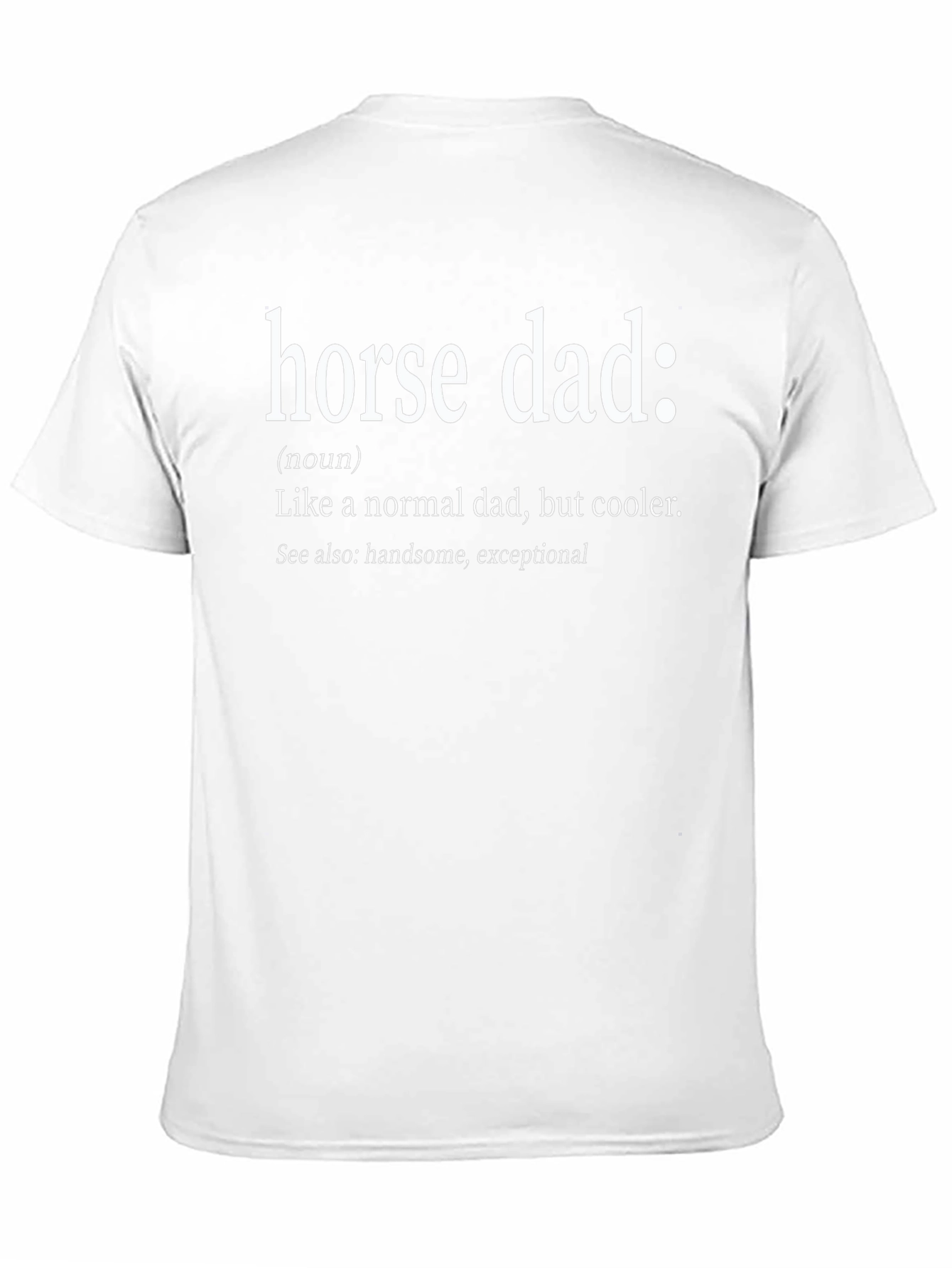 Horse Dad Definition T-Shirt
