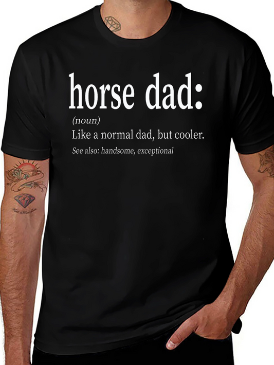 Horse Dad Definition T-Shirt