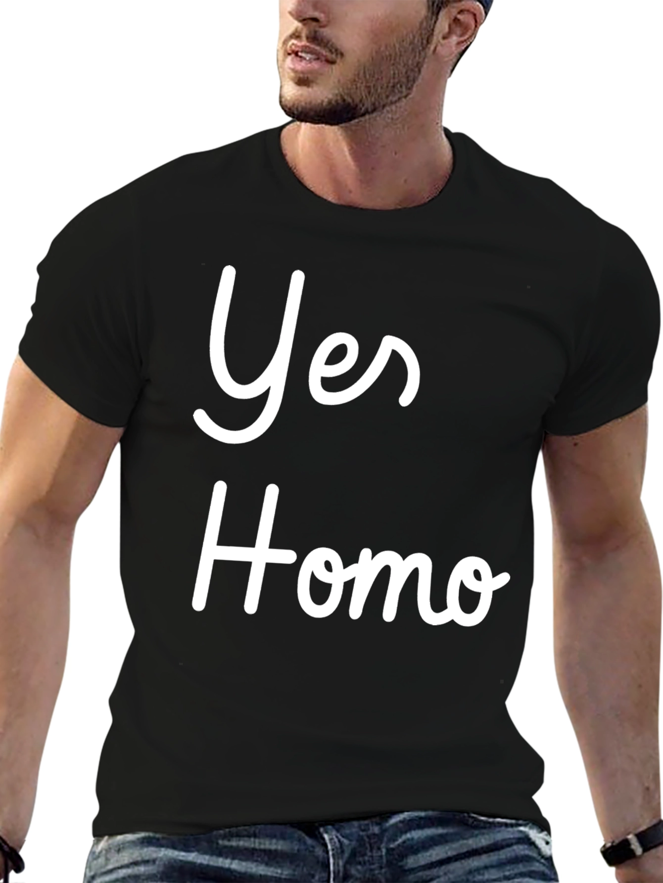 Yes Homo T-Shirt - Bold Statement Tee