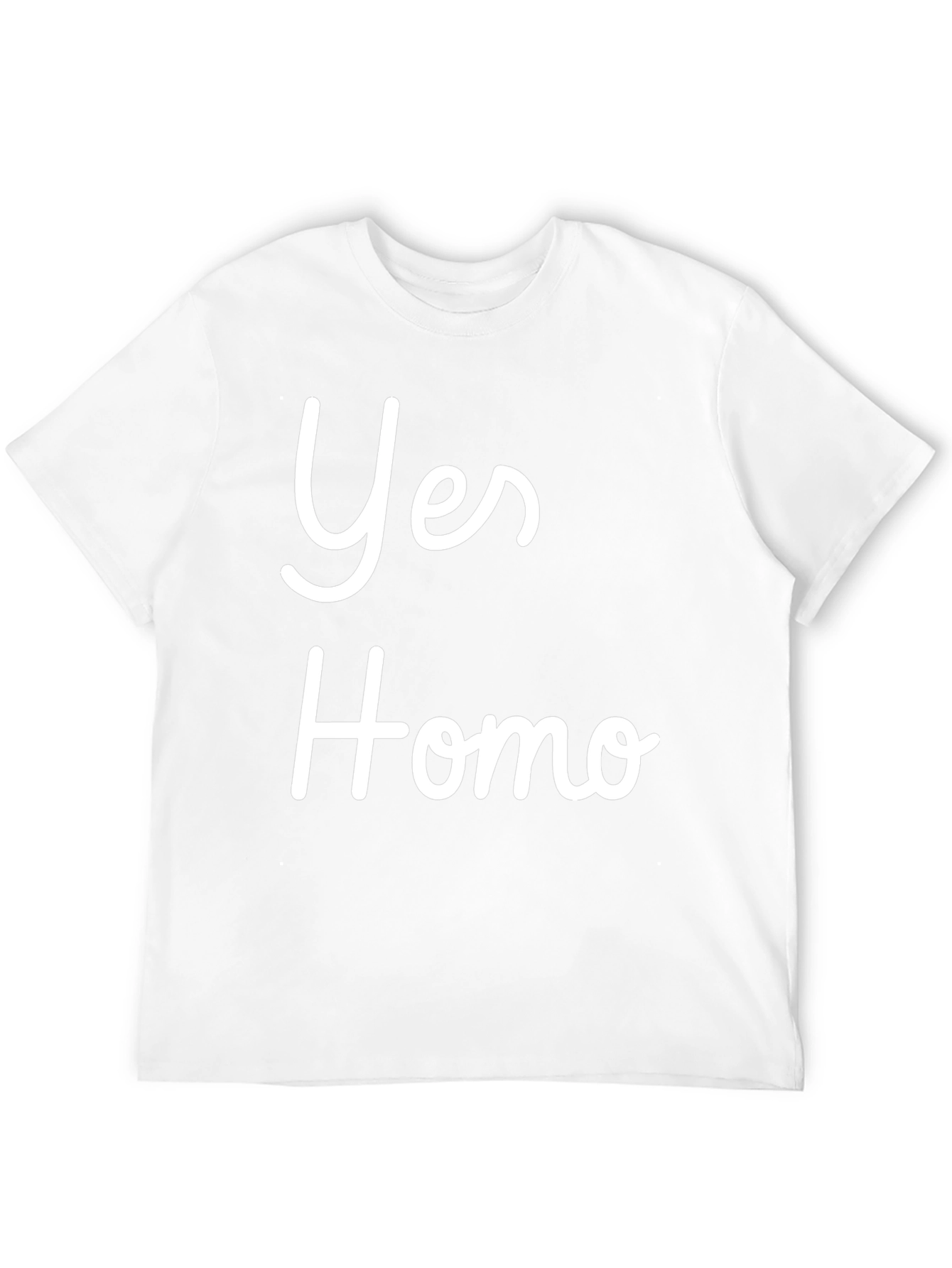 Yes Homo T-Shirt - Bold Statement Tee