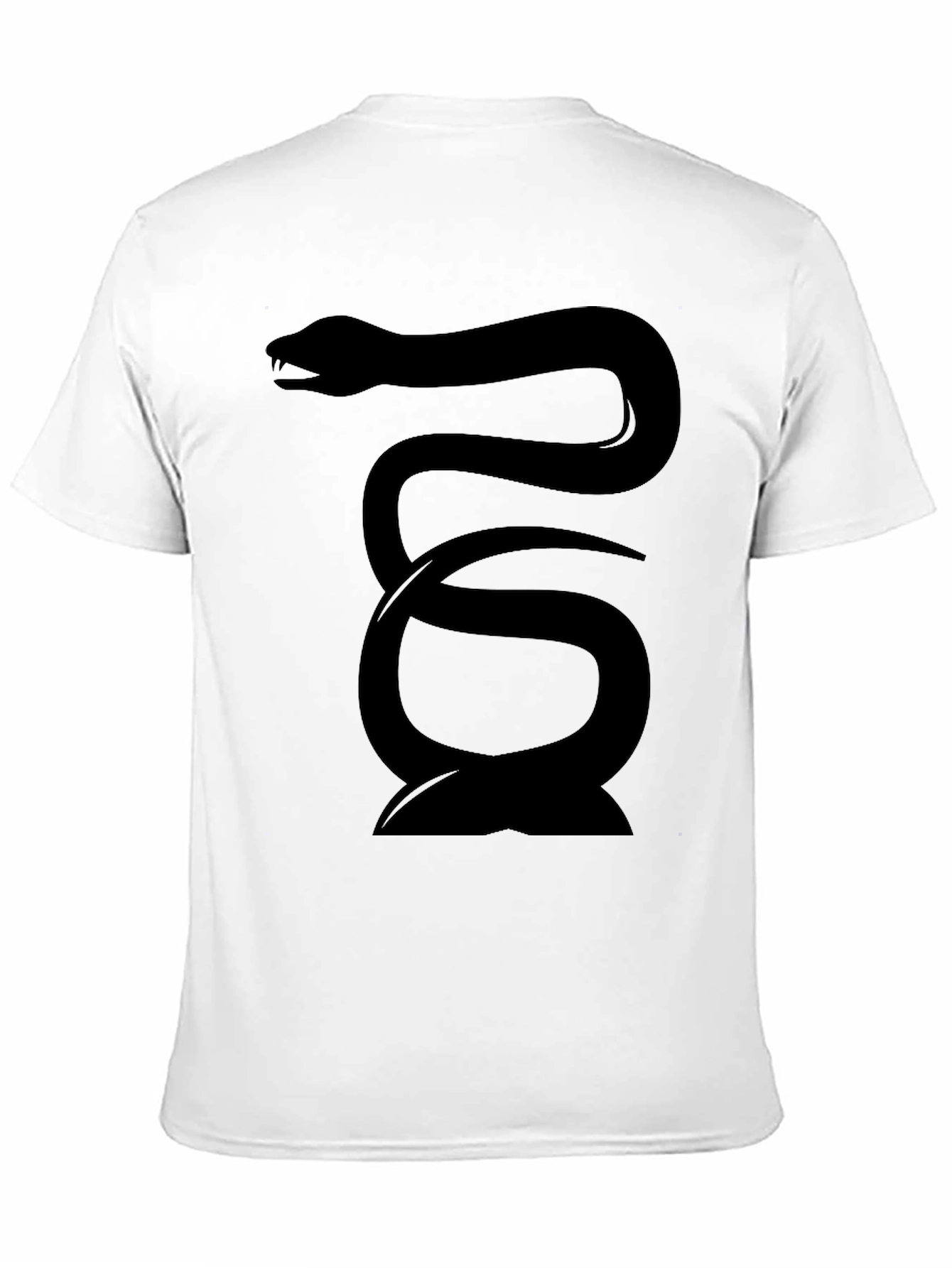 Black Snake Graphic Tee - Mens Fashion
