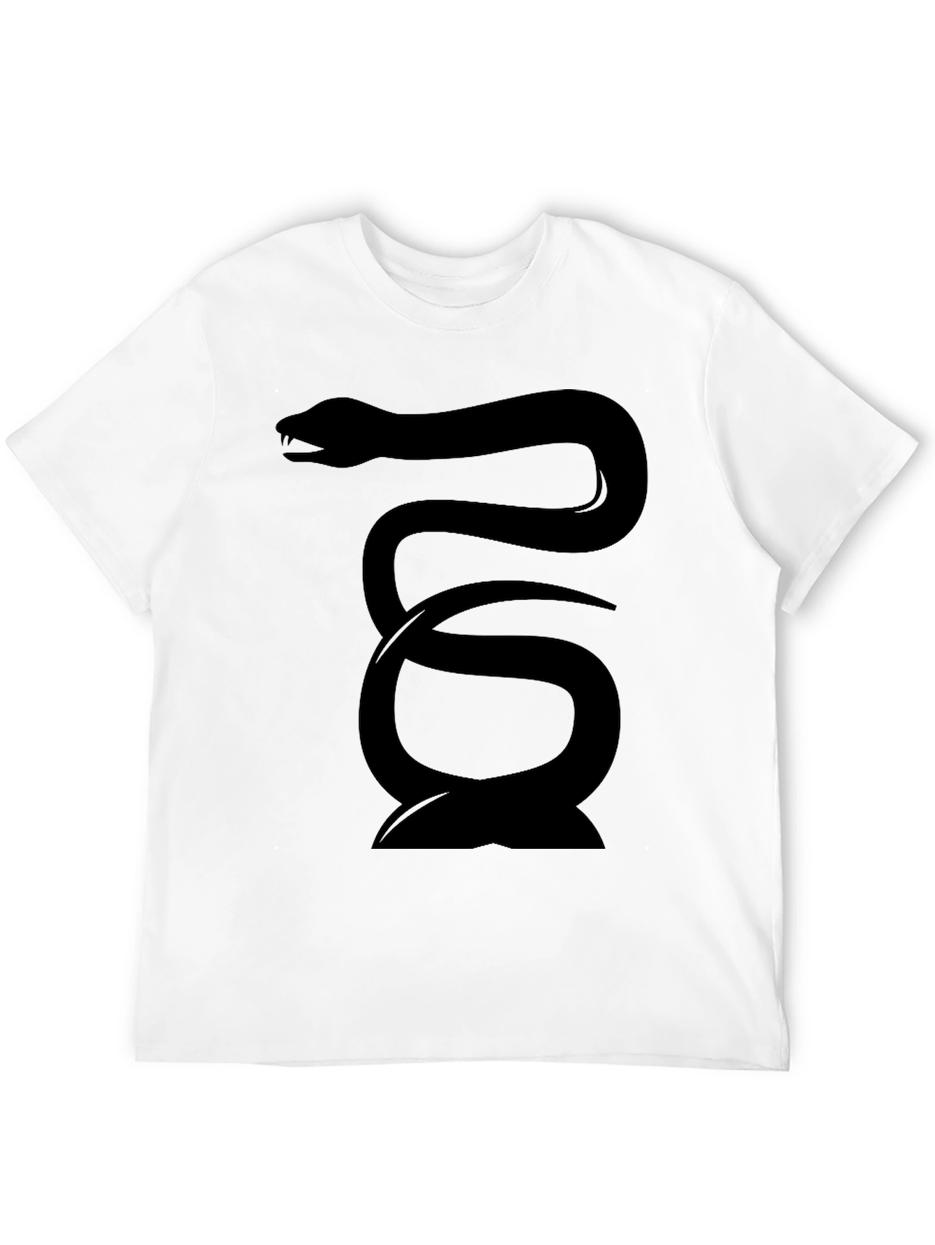 Black Snake Graphic Tee - Mens Fashion
