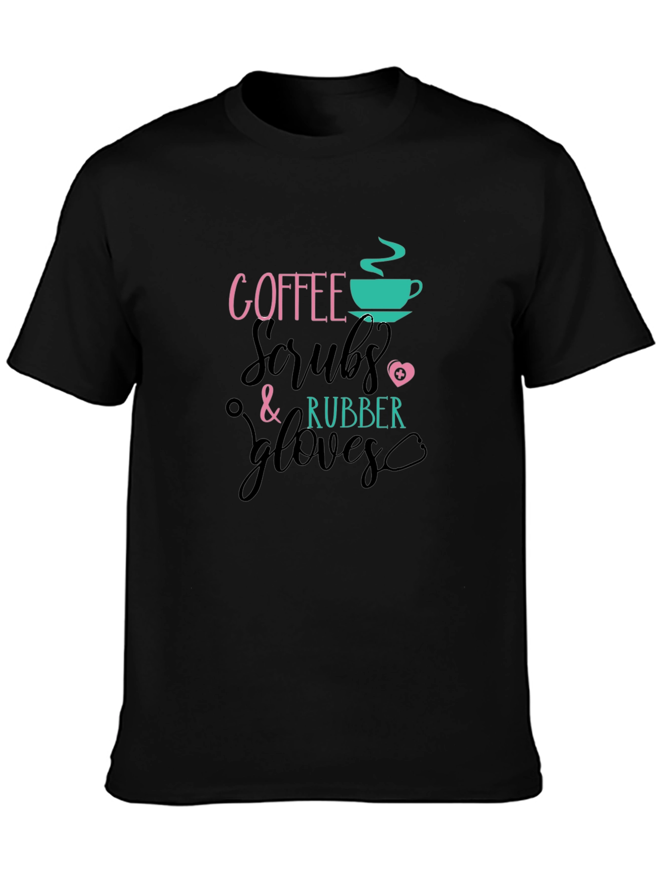 Coffee Scrubs Rubber Gloves T-Shirt