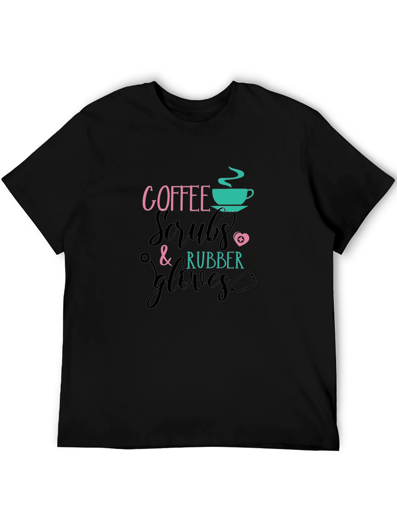 Coffee Scrubs Rubber Gloves T-Shirt