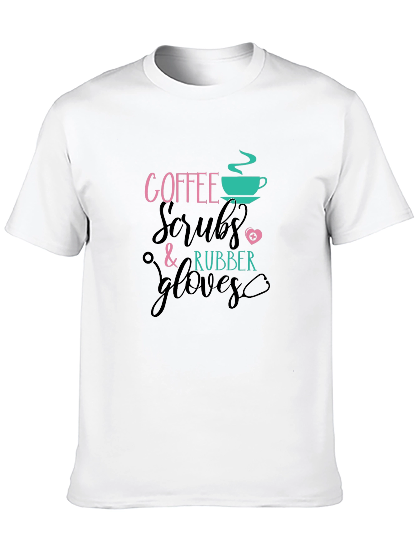 Coffee Scrubs Rubber Gloves T-Shirt