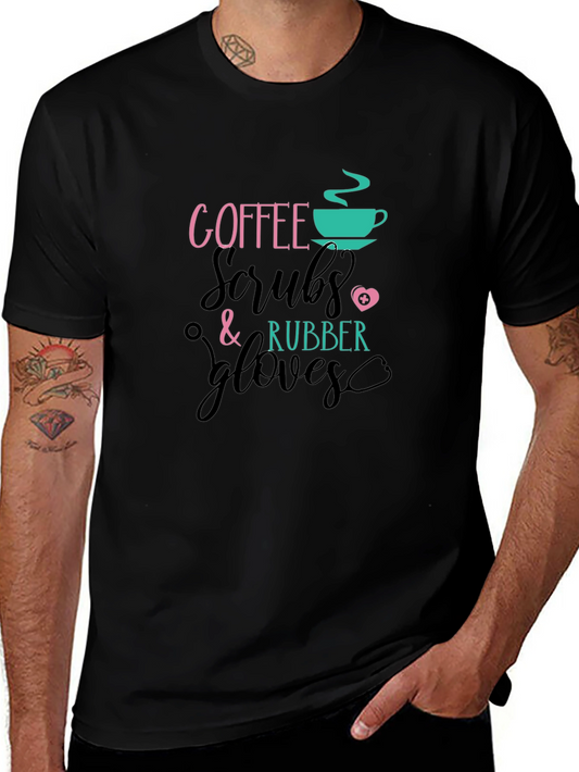 Coffee Scrubs Rubber Gloves T-Shirt
