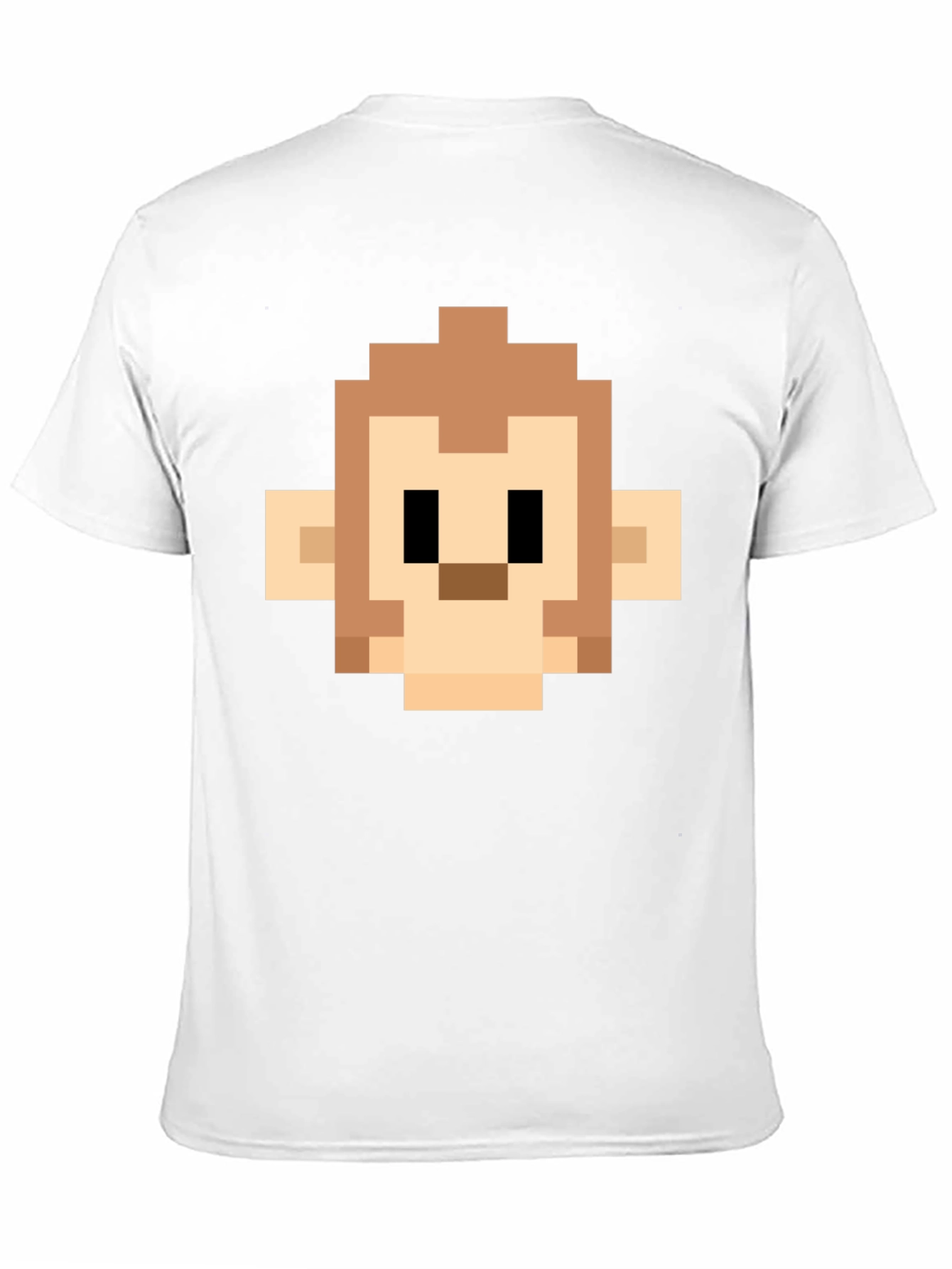 Pixel Monkey Head Graphic Tee